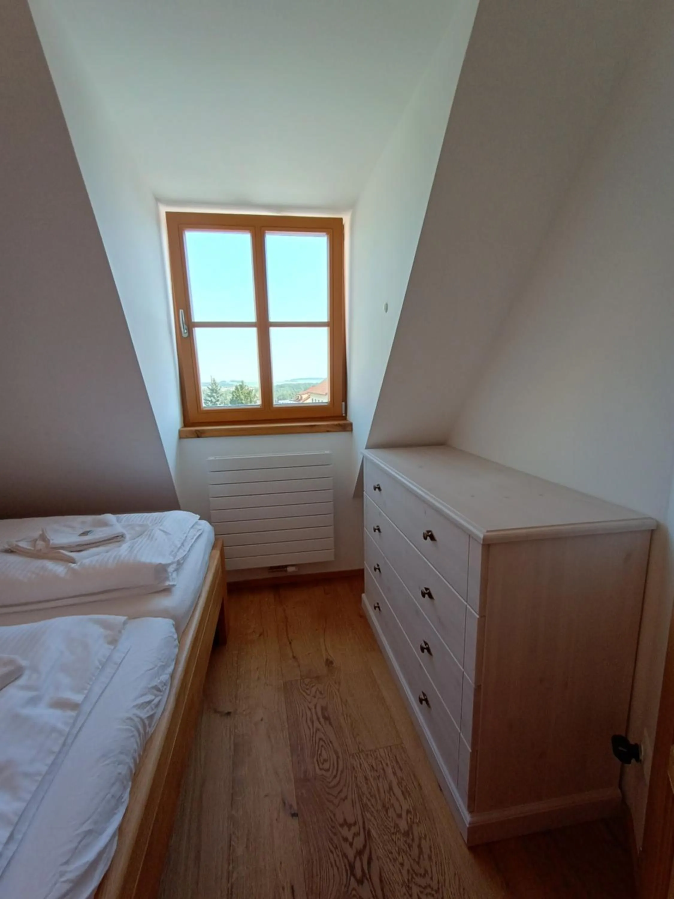 Bed in Apartmány Malý mnich