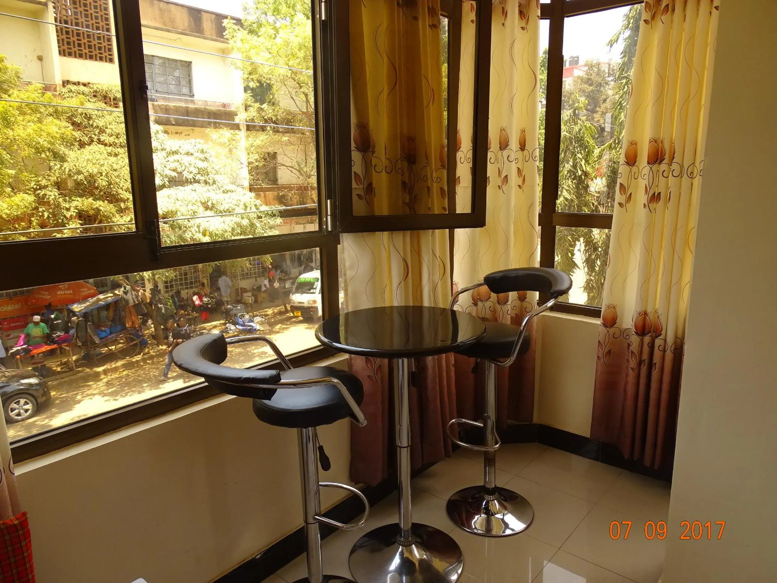 Seating area in Panama Inn Moshi