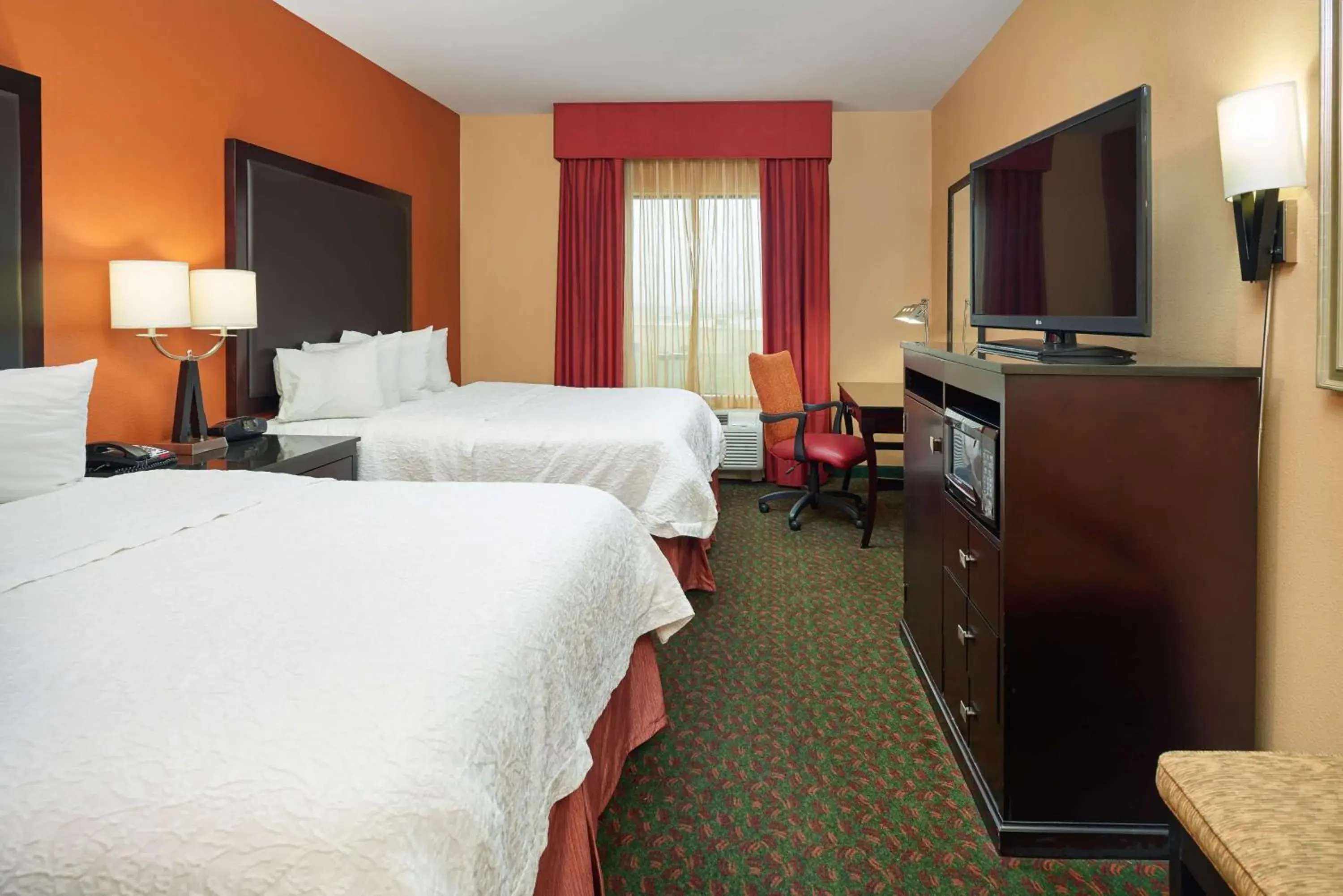 Room with Two Queen Beds - Non-Smoking in Hampton Inn & Suites Waco-South Room with Two Queen Beds - Non-Smoking in Hampton Inn & Suites Waco-South