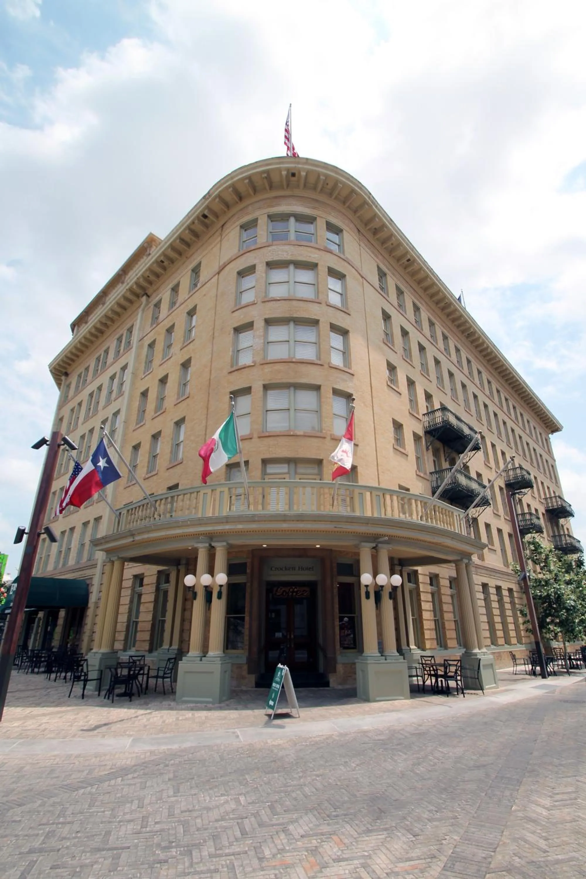 Property building in The Crockett Hotel