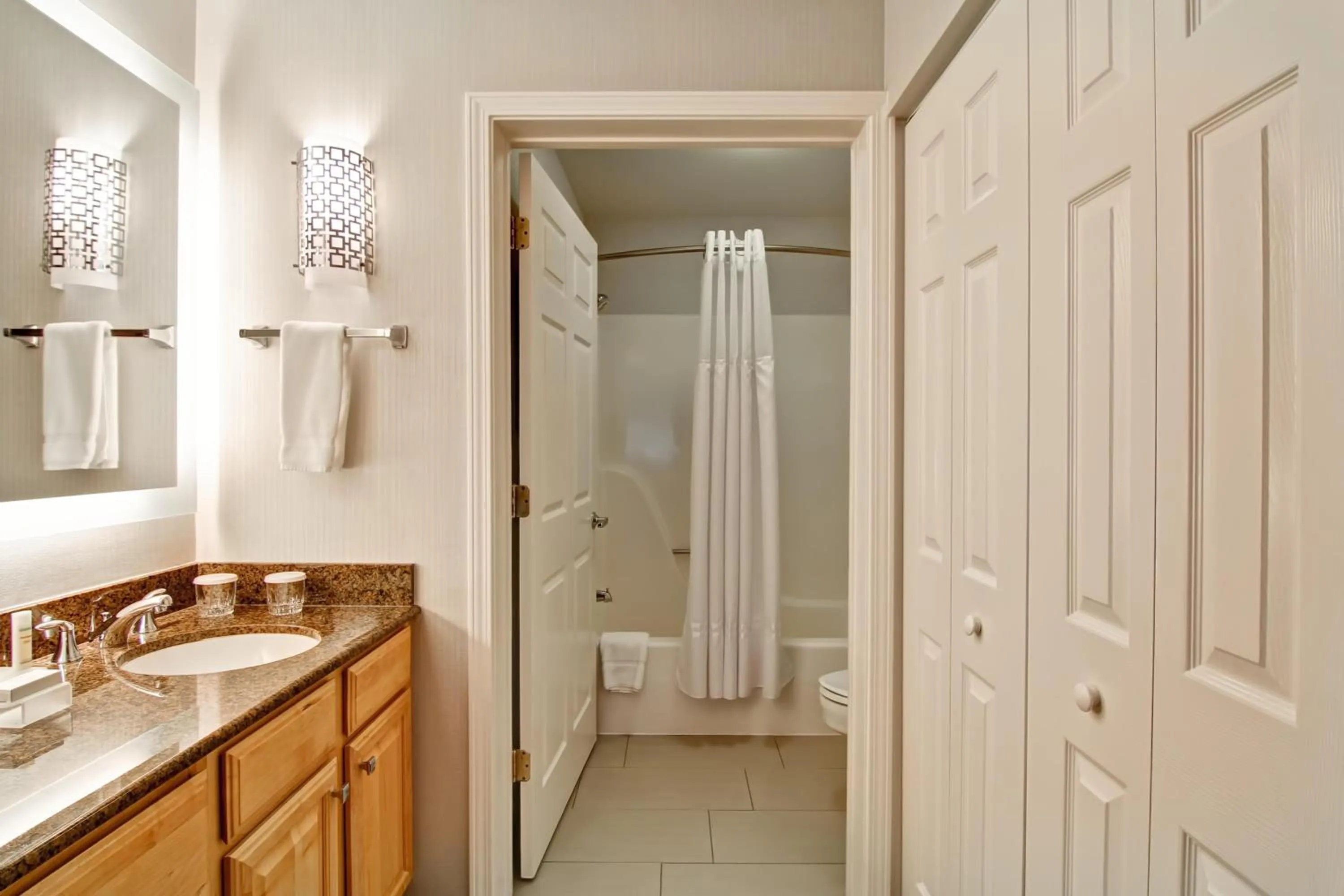 Bathroom in Homewood Suites by Hilton Stratford