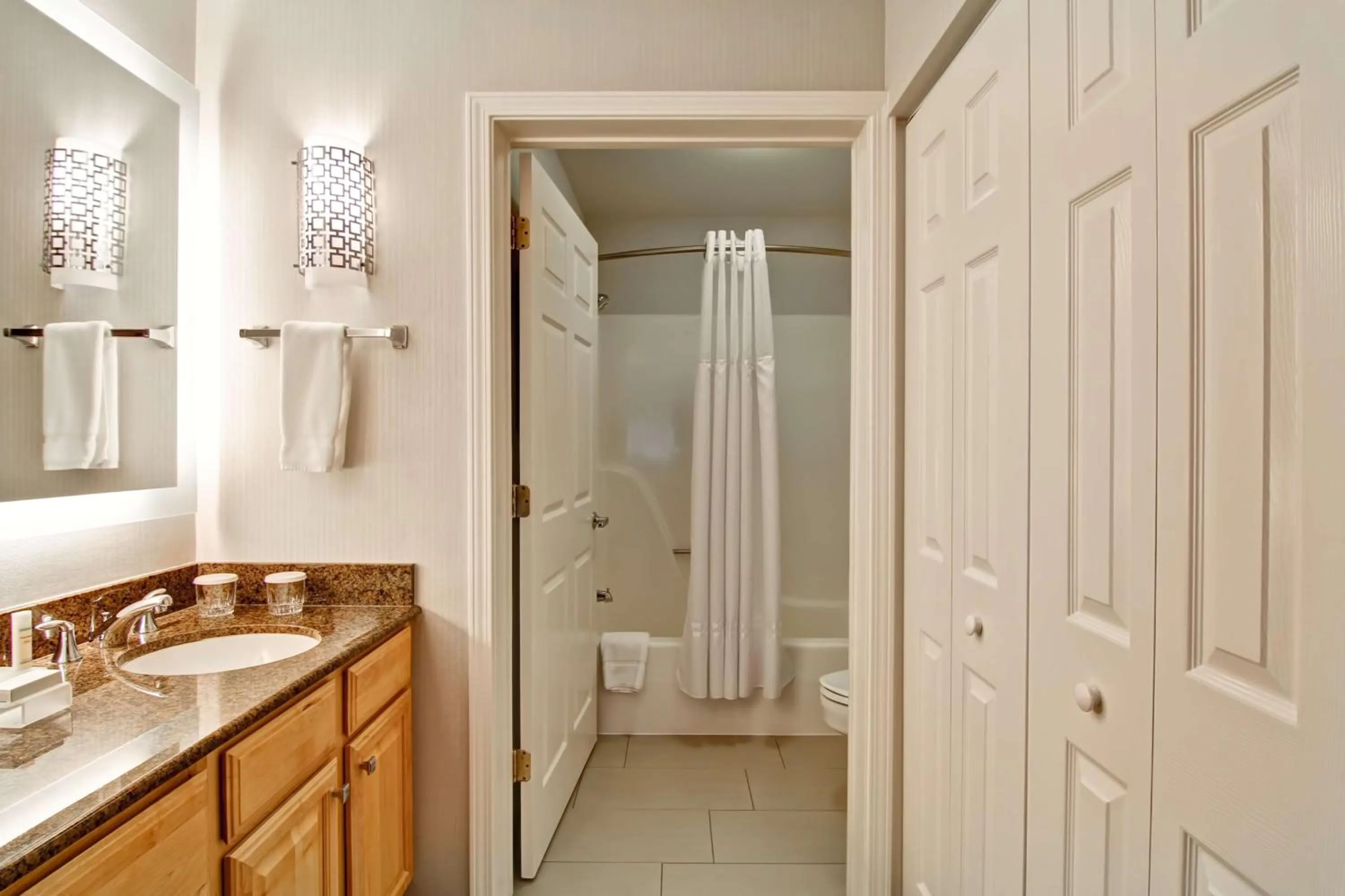 Bathroom in Homewood Suites by Hilton Stratford