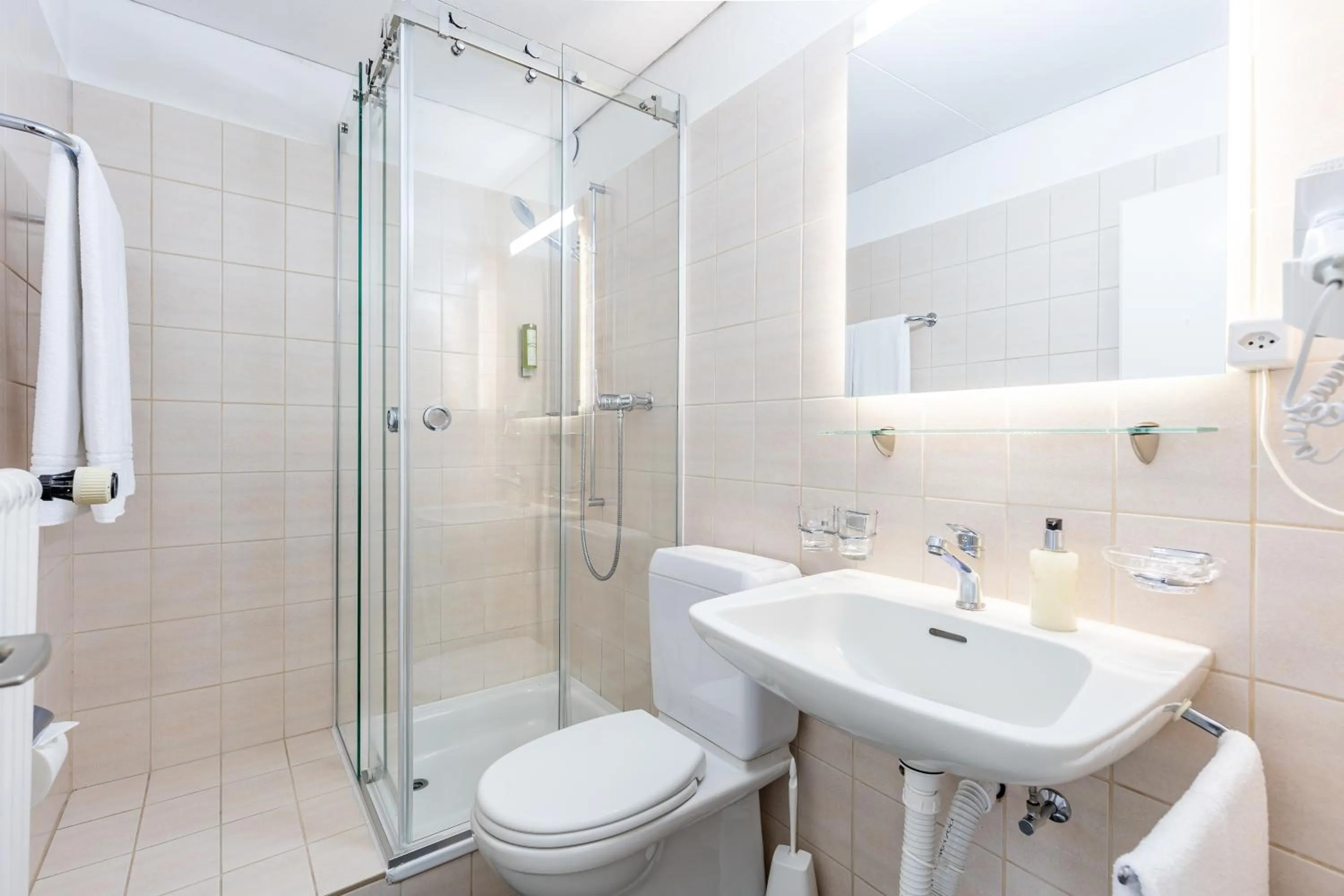 Bathroom in Hotel Dischma