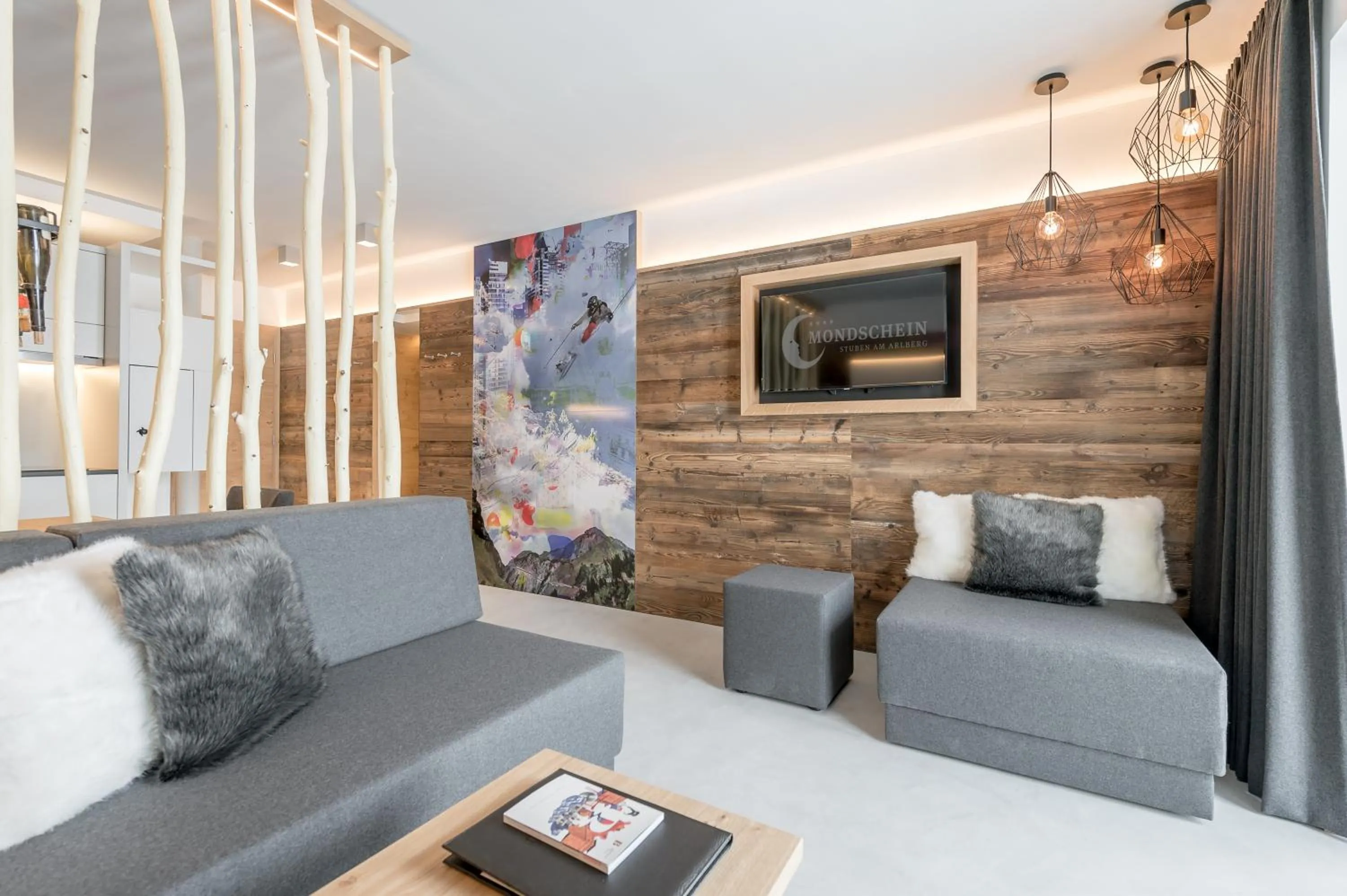 Living room in Mondschein Hotel & Chalet Ski-In Ski-Out Luxus am Arlberg