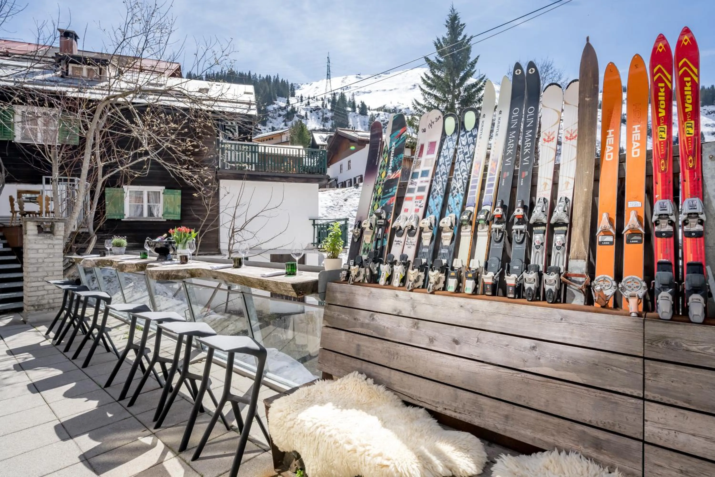 Balcony/Terrace in Mondschein Hotel & Chalet Ski-In Ski-Out Luxus am Arlberg