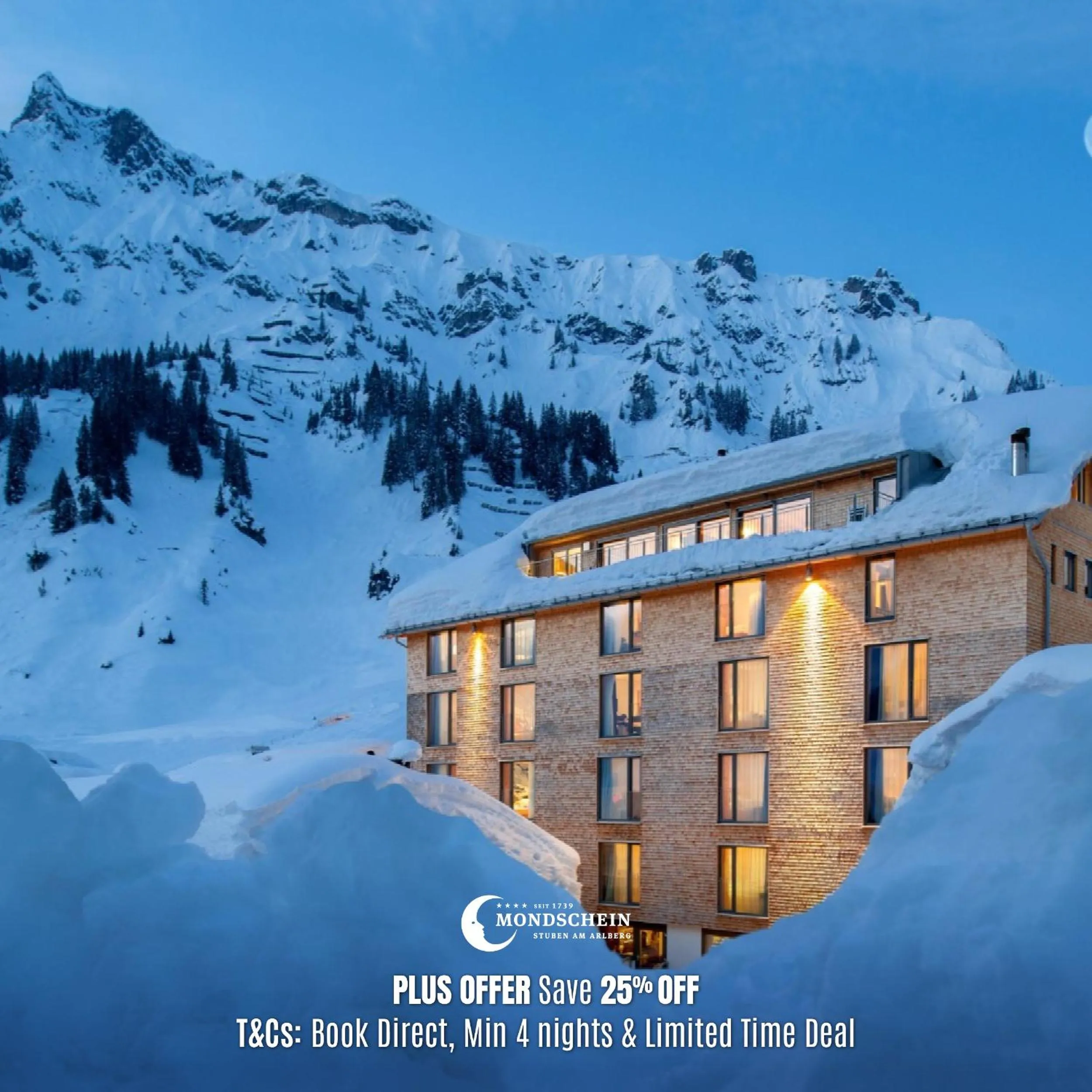 Property building in Mondschein Hotel & Chalet Ski-In Ski-Out Luxus am Arlberg