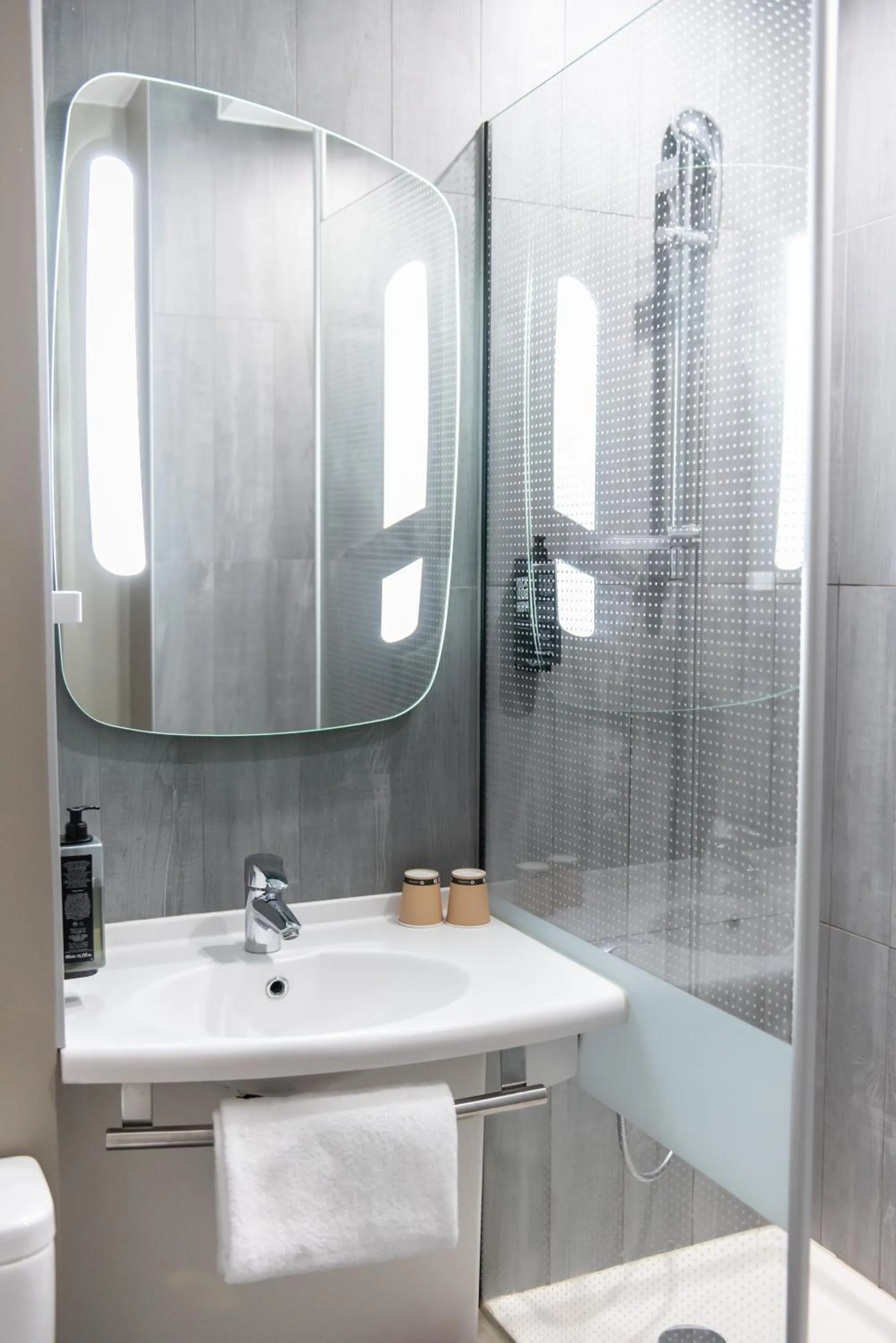 Shower in ibis Lyon Nord