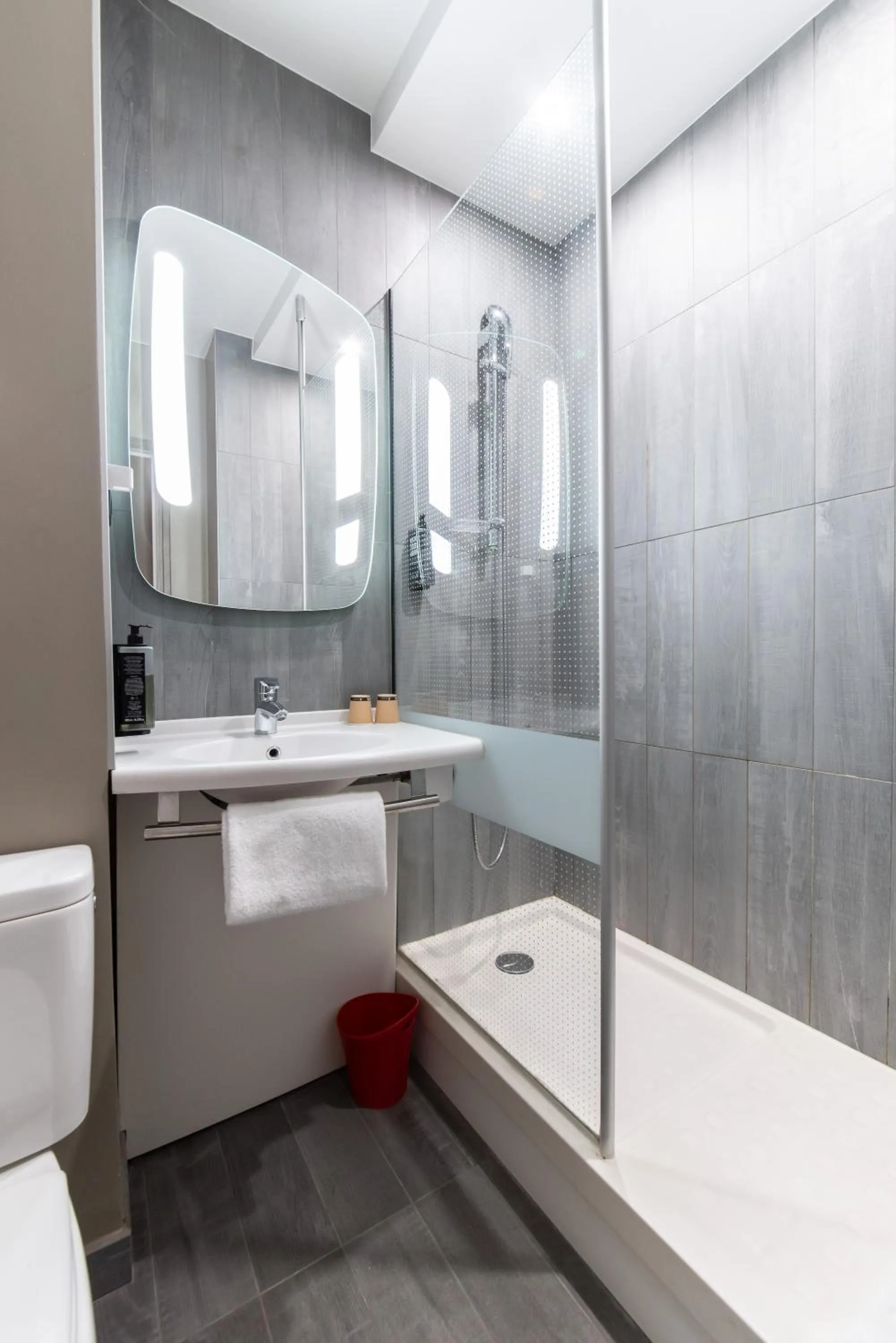 Shower in ibis Lyon Nord