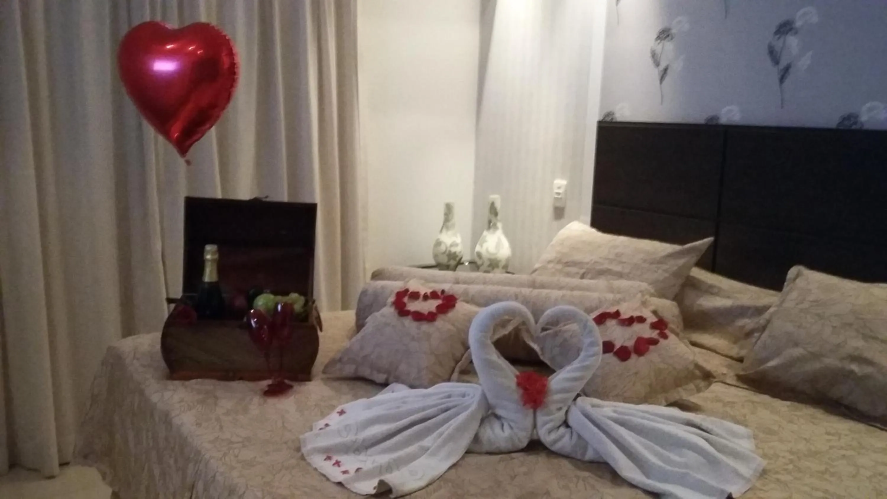 Bed in Fiesta Bahiana Club Hotel