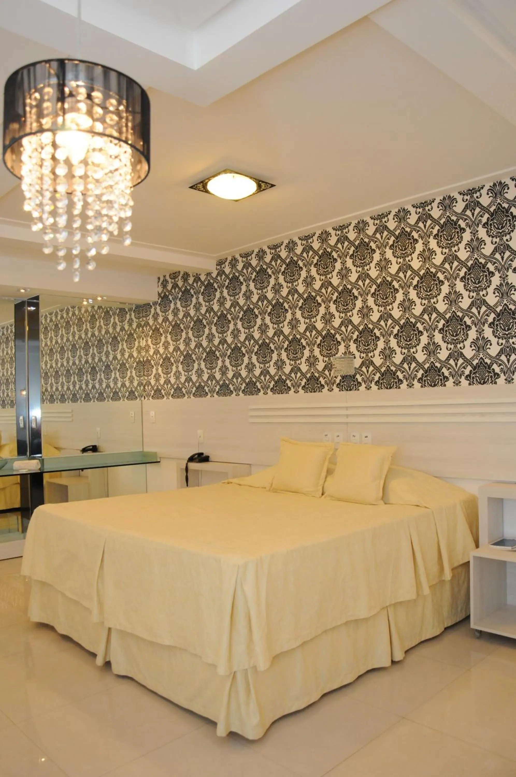 Bed in Fiesta Bahiana Club Hotel