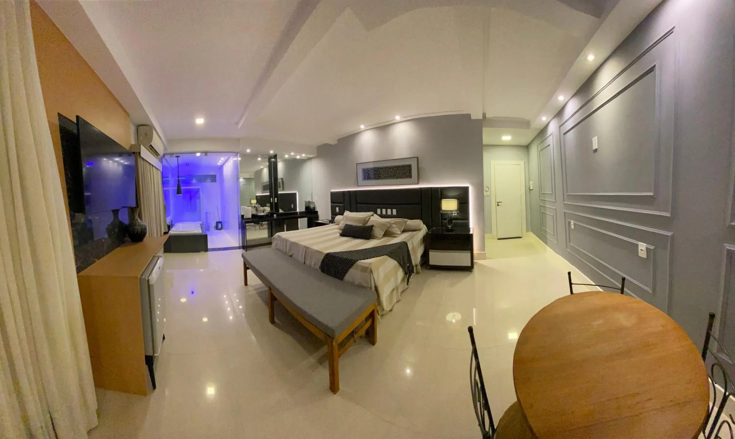 Bed in Fiesta Bahiana Club Hotel