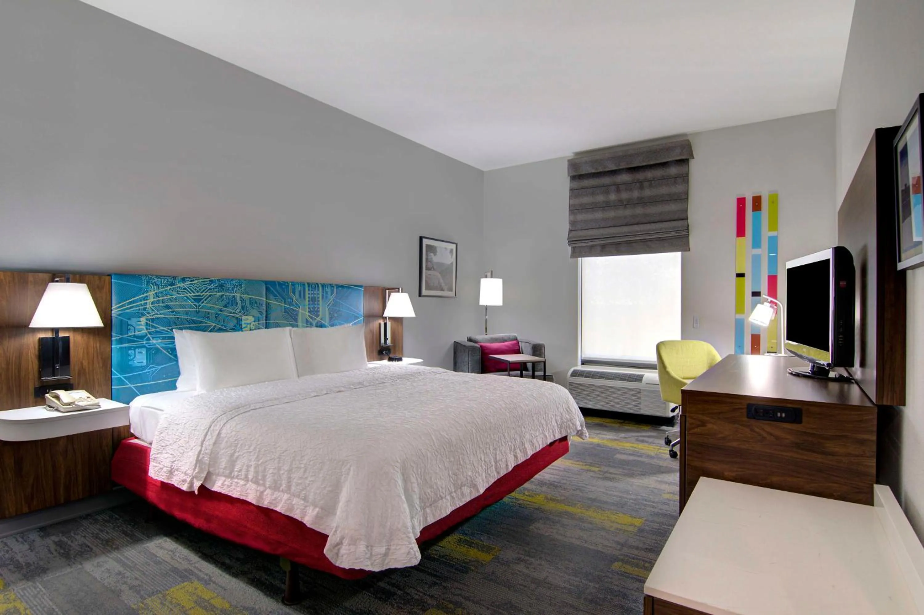 Bed in Hampton Inn Fayetteville