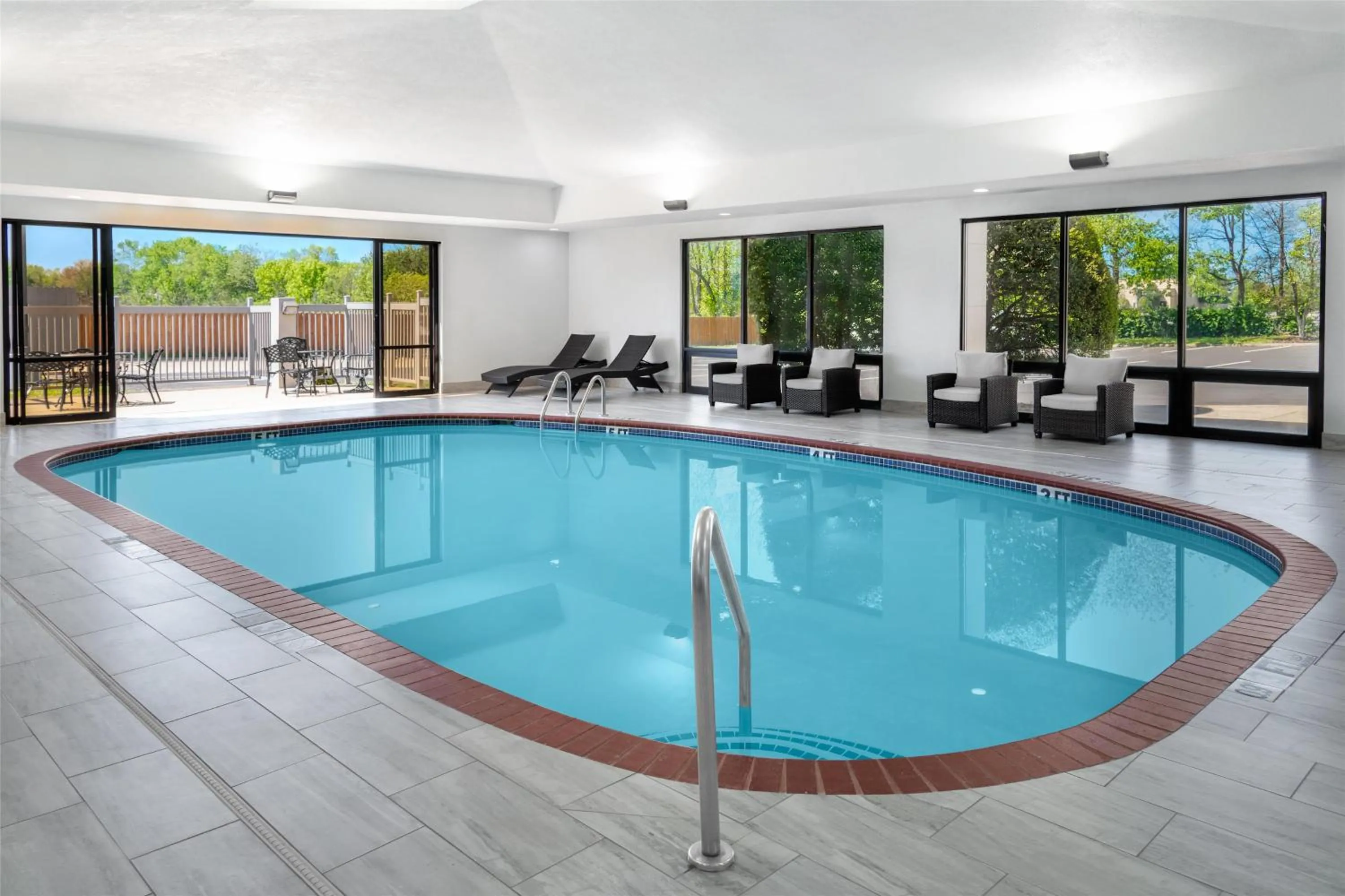 Pool view in DoubleTree by Hilton Springdale