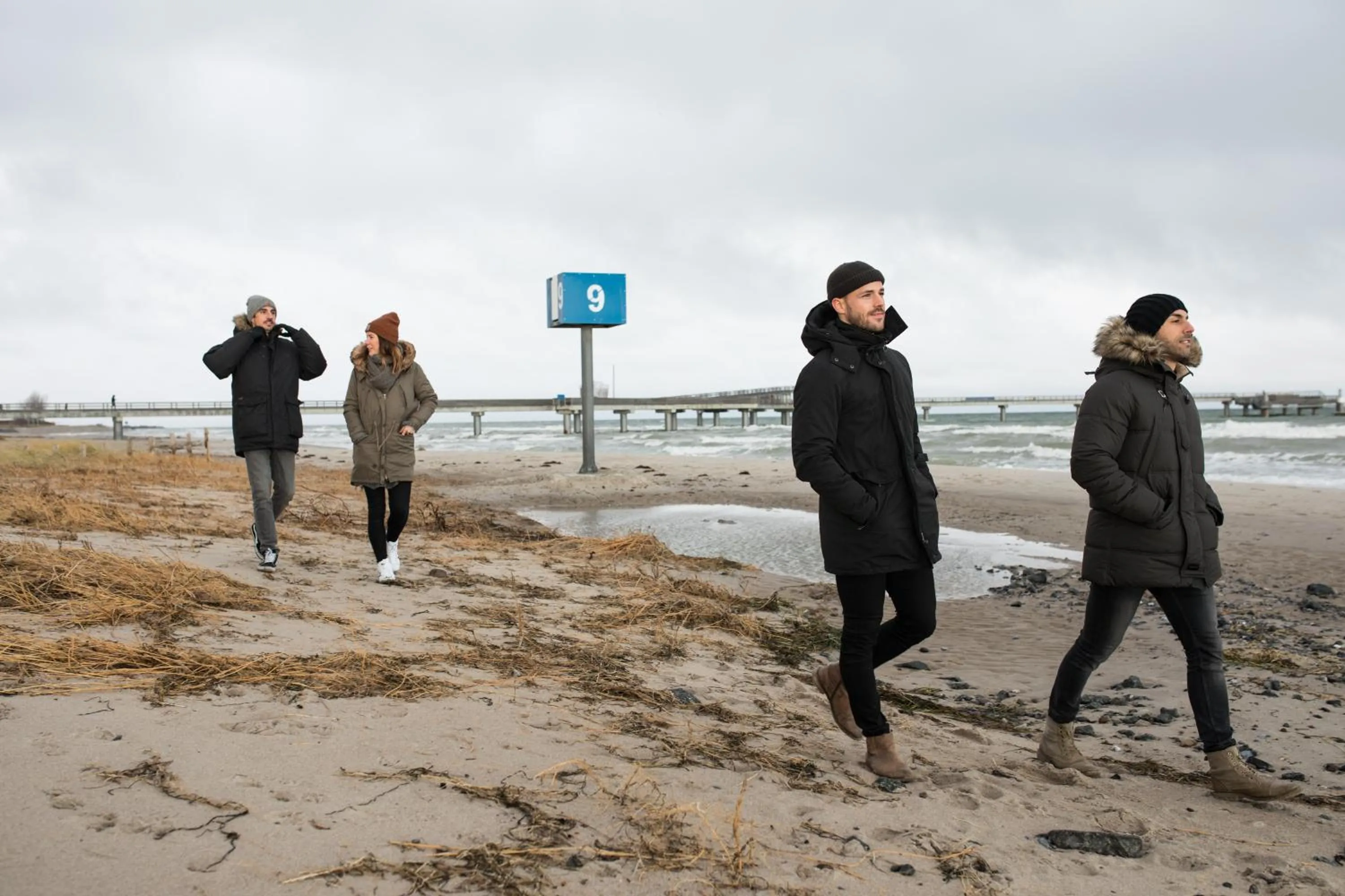 People in Beach Motel Heiligenhafen