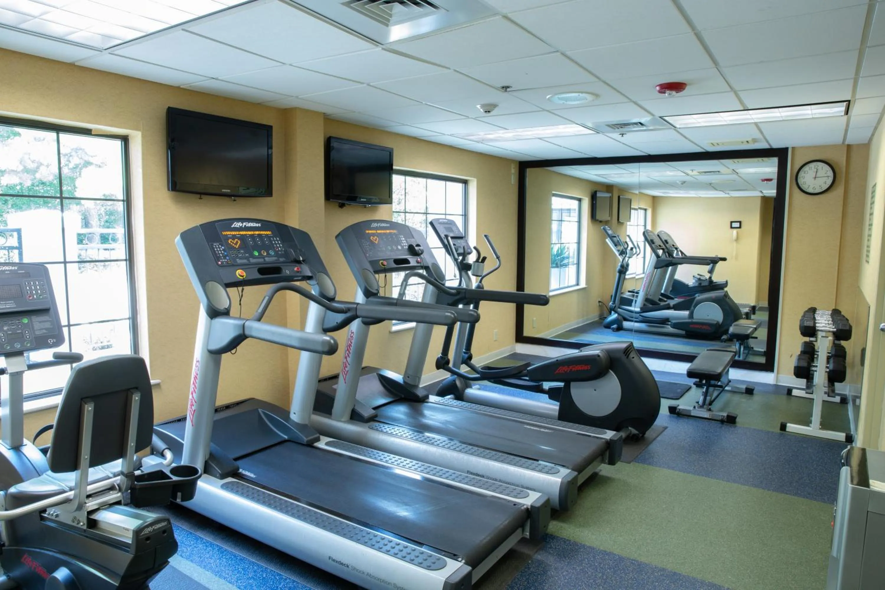 Fitness centre/facilities in Holiday Inn & Suites Raleigh Cary by IHG