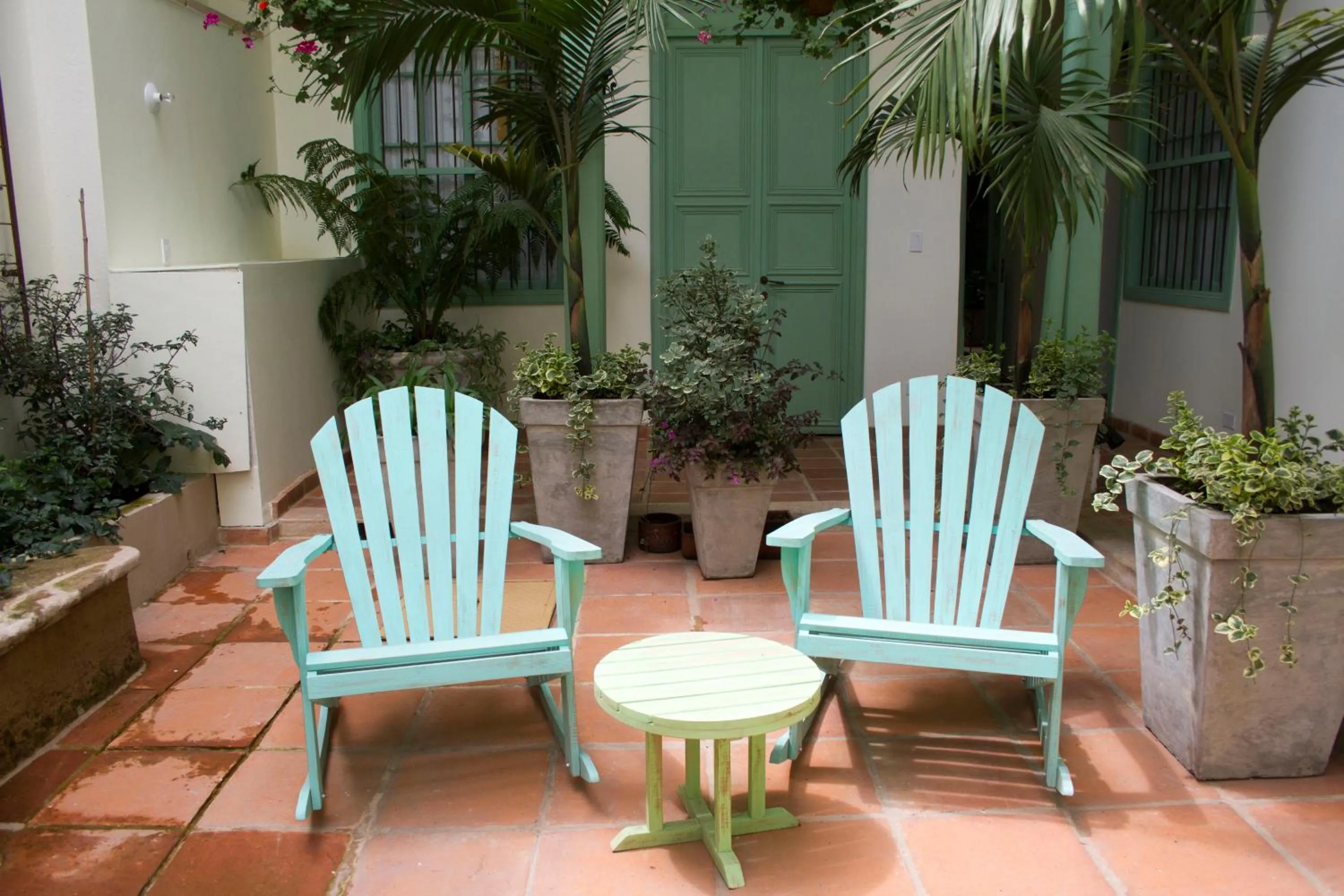 Patio in Hotel Casa de la Vega