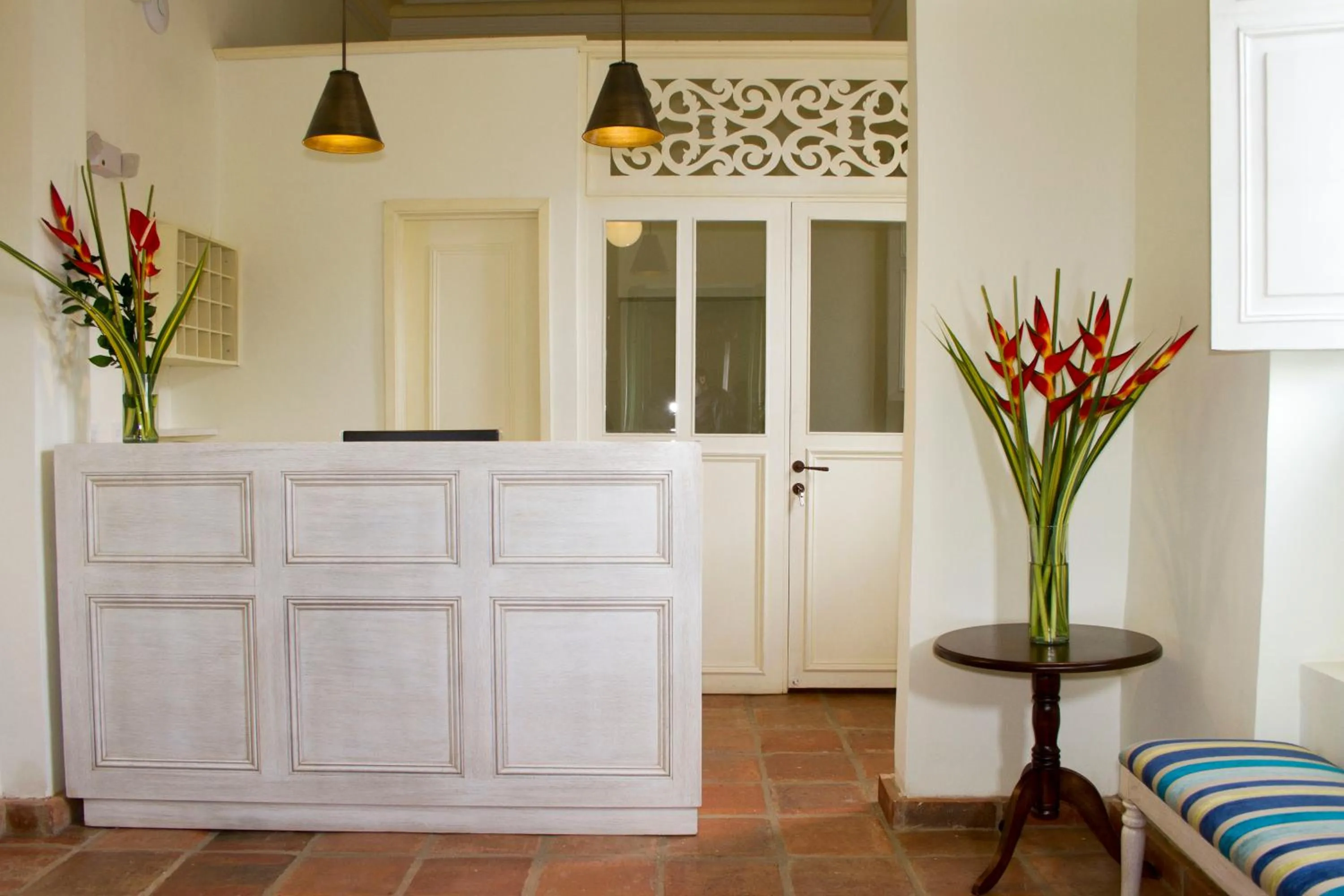 Lobby or reception in Hotel Casa de la Vega