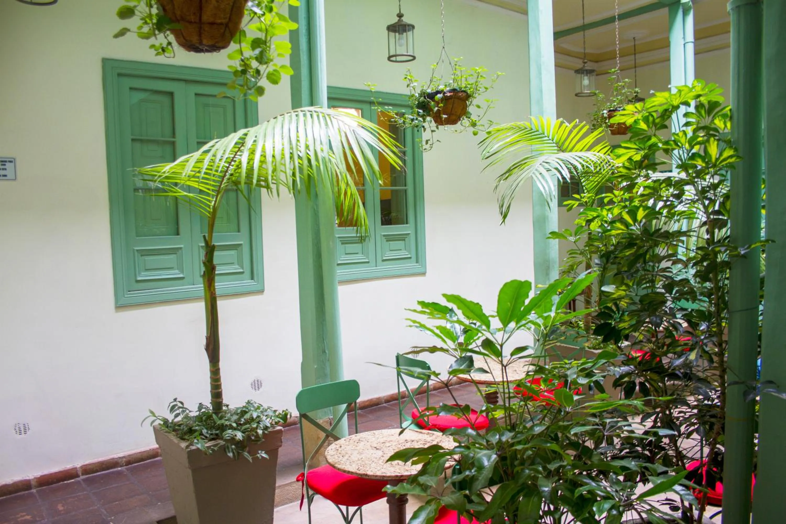Patio in Hotel Casa de la Vega