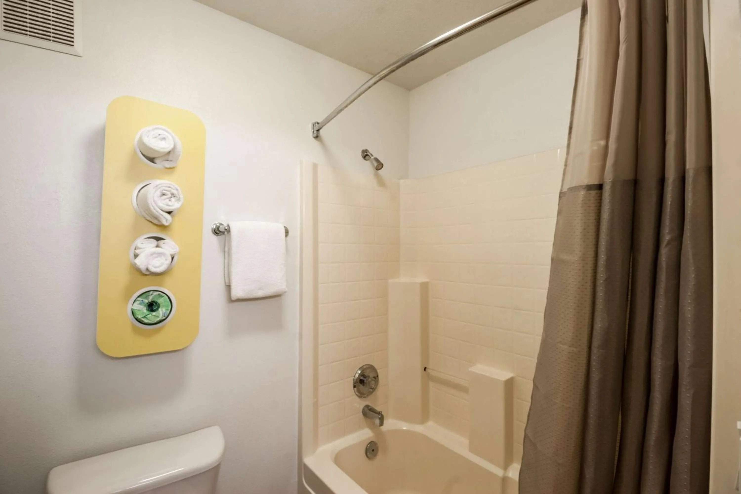 Shower in Motel 6-Seaside, OR