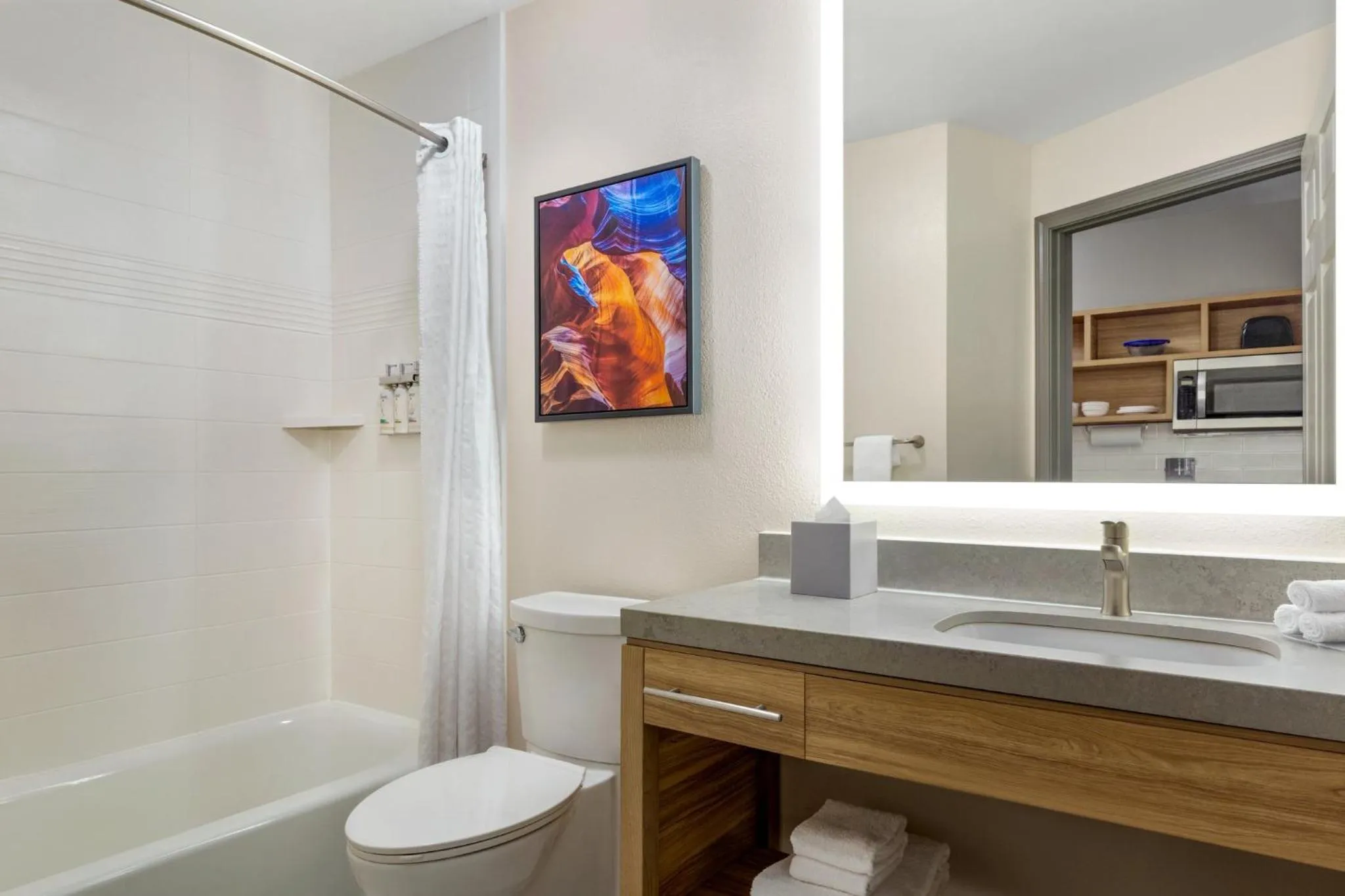 Bathroom in Candlewood Suites Tuscaloosa by IHG
