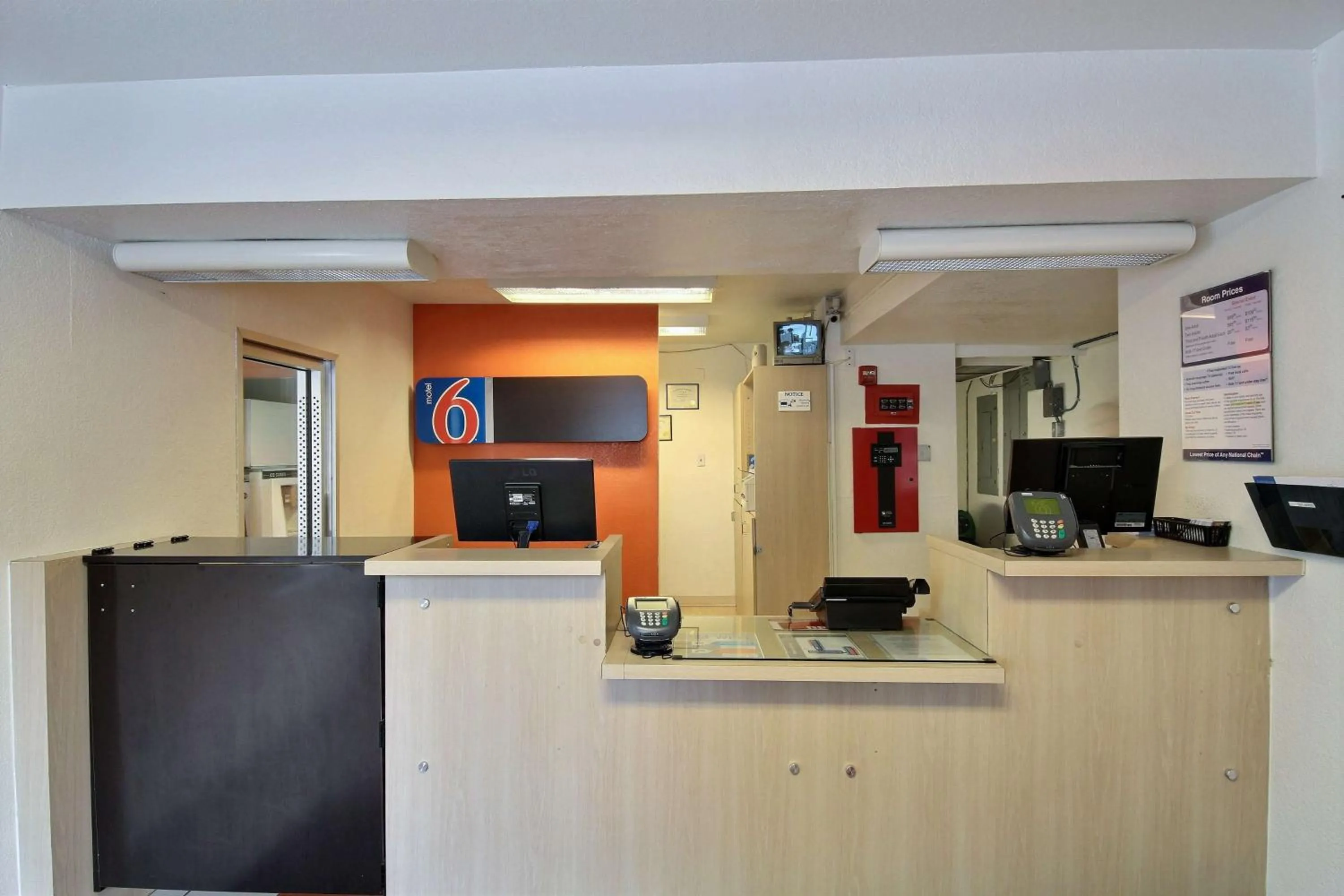 Lobby or reception in Motel 6-San Marcos, TX