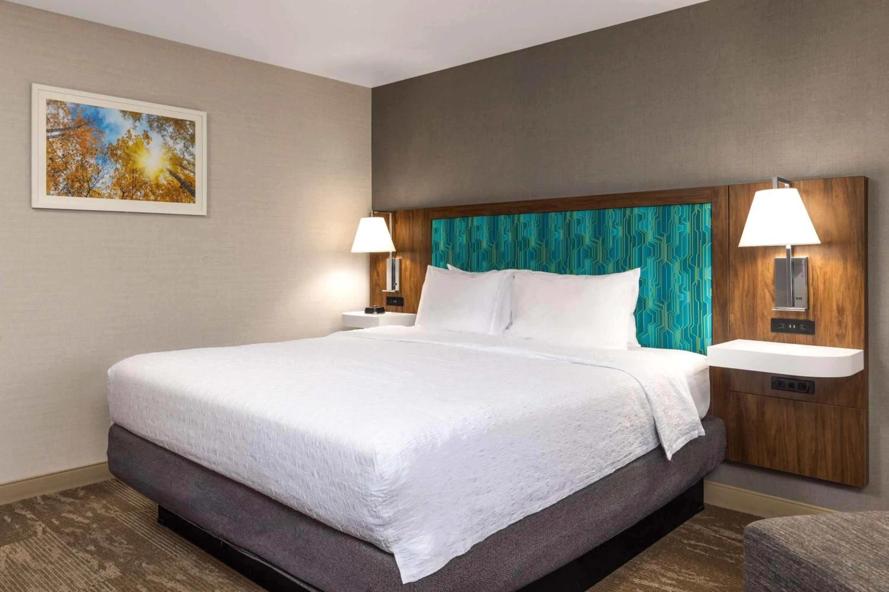 Bed in Hampton Inn Kalispell