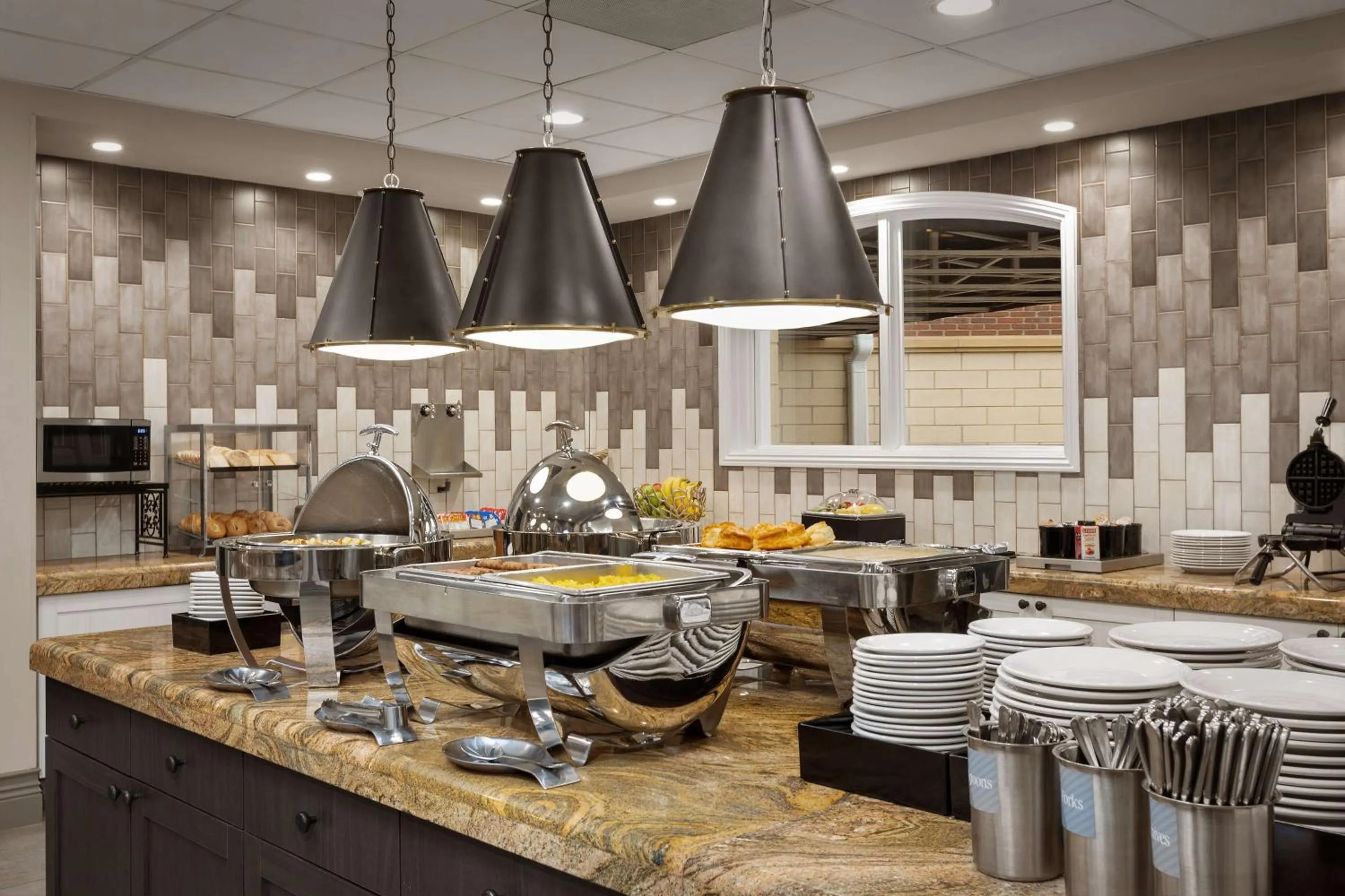 Breakfast in Homewood Suites by Hilton at The Waterfront