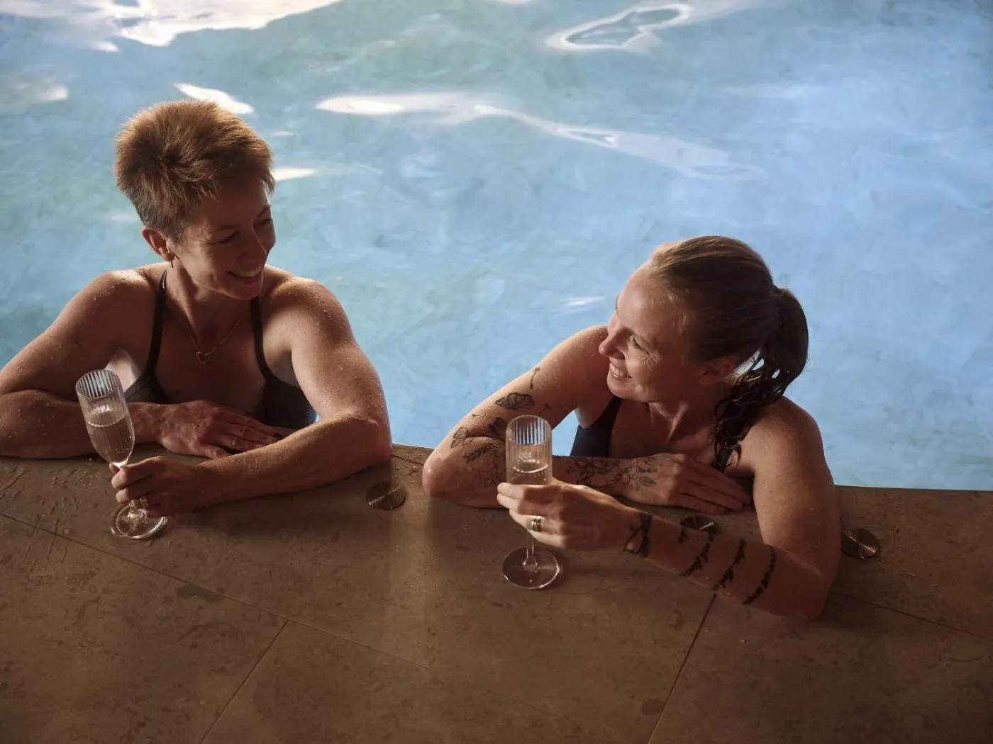 Swimming pool in Högbo Brukshotell & Spa