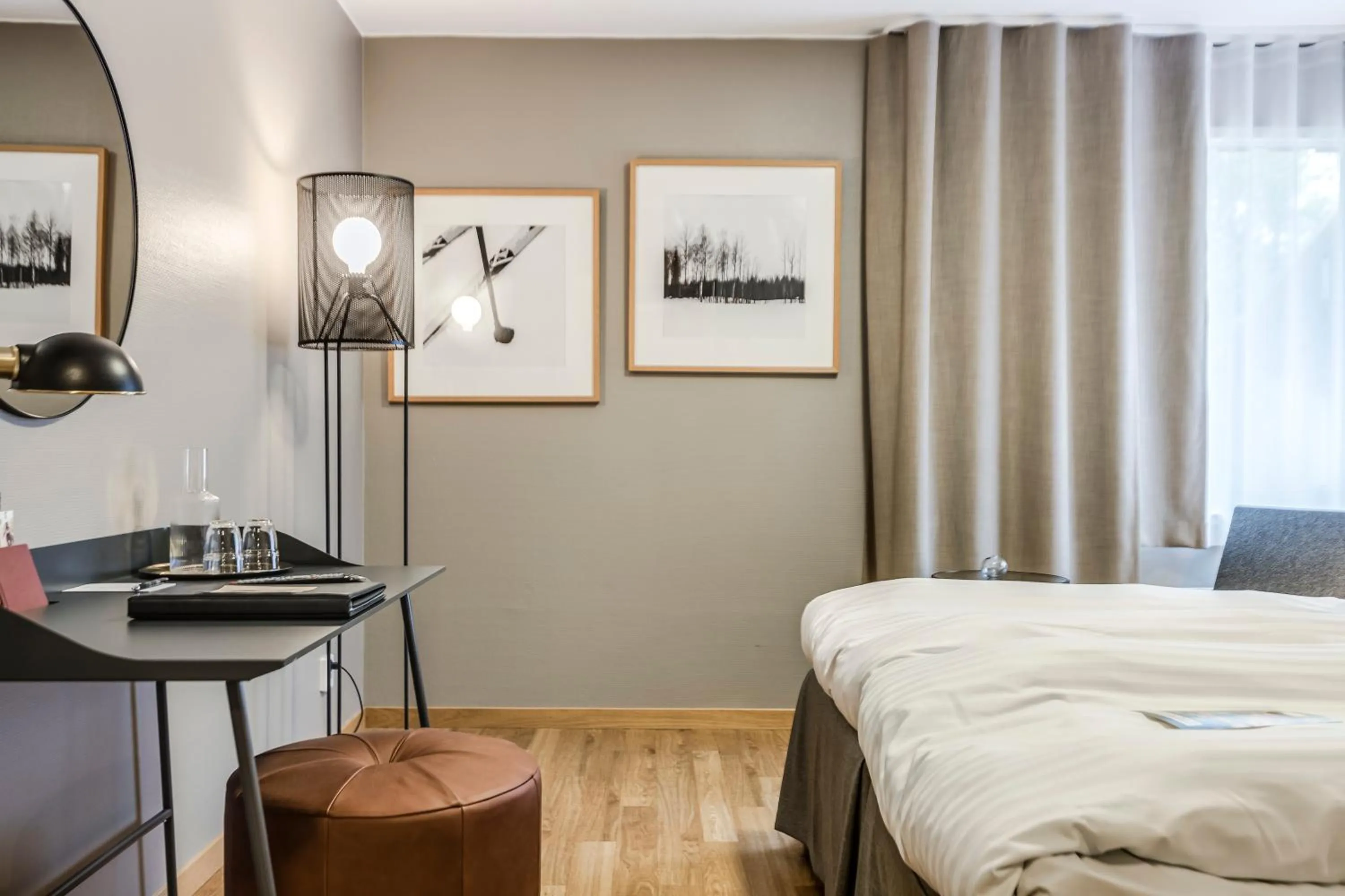 Seating area, Bed in Högbo Brukshotell & Spa