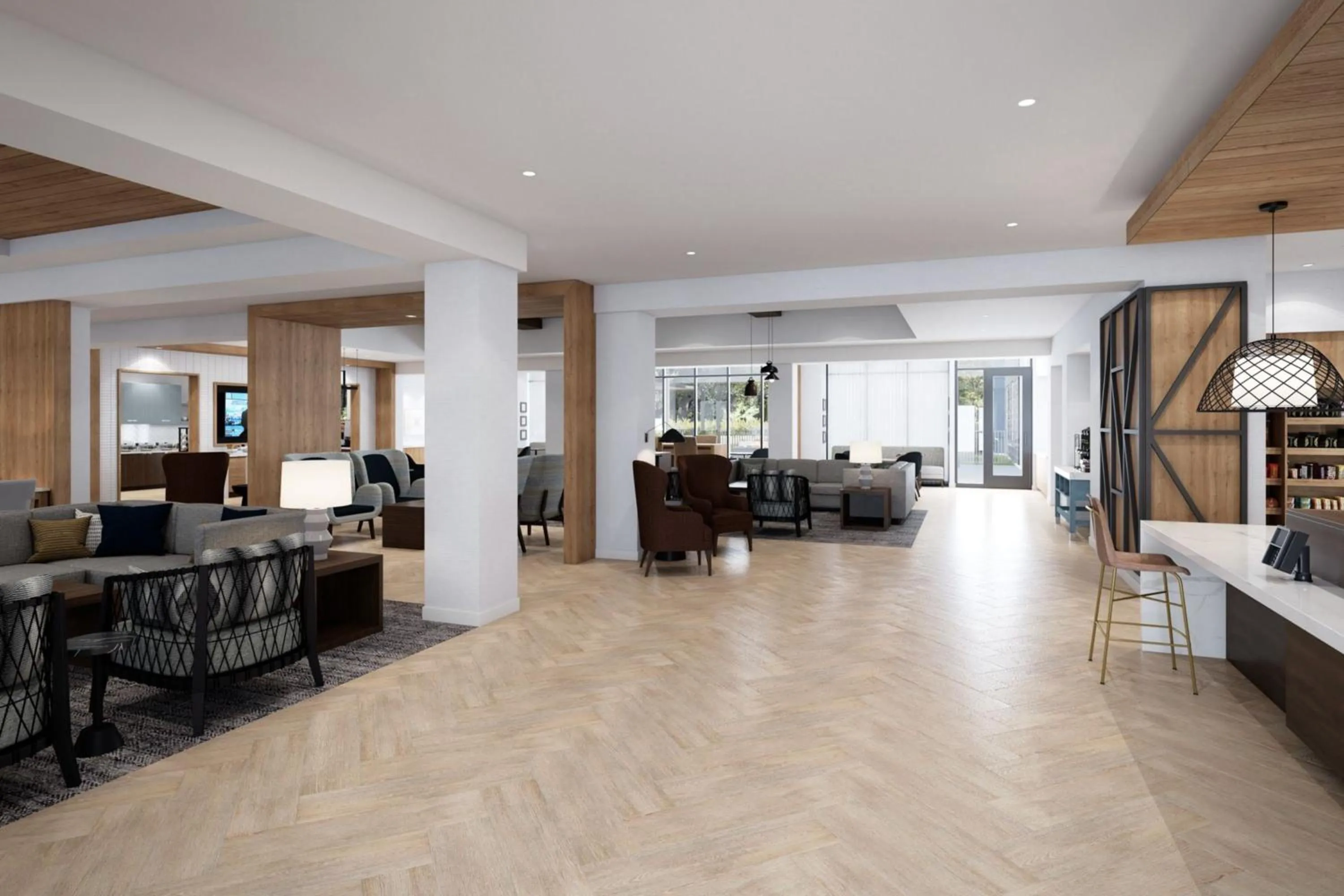 Property building in Pensacola Suites Hotel