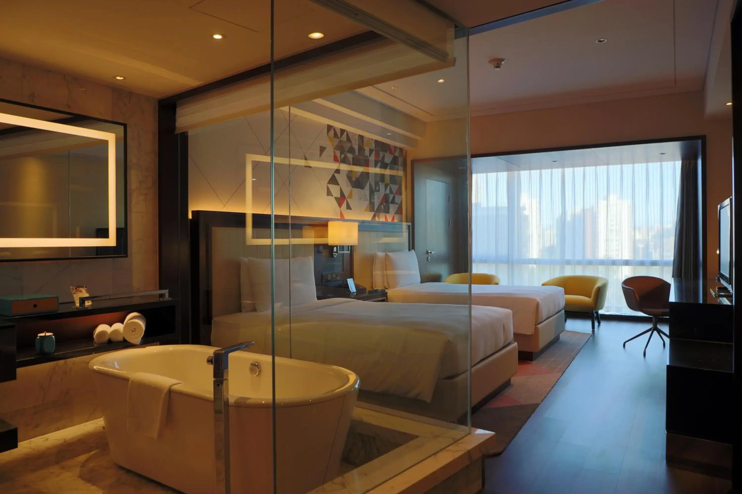 Guest room, 2 Twin Beds Room, Low floor (include 10% off for Food & Beverage) in Renaissance Beijing Capital Hotel Guest room, 2 Twin Beds Room, Low floor (include 10% off for Food & Beverage) in Renaissance Beijing Capital Hotel