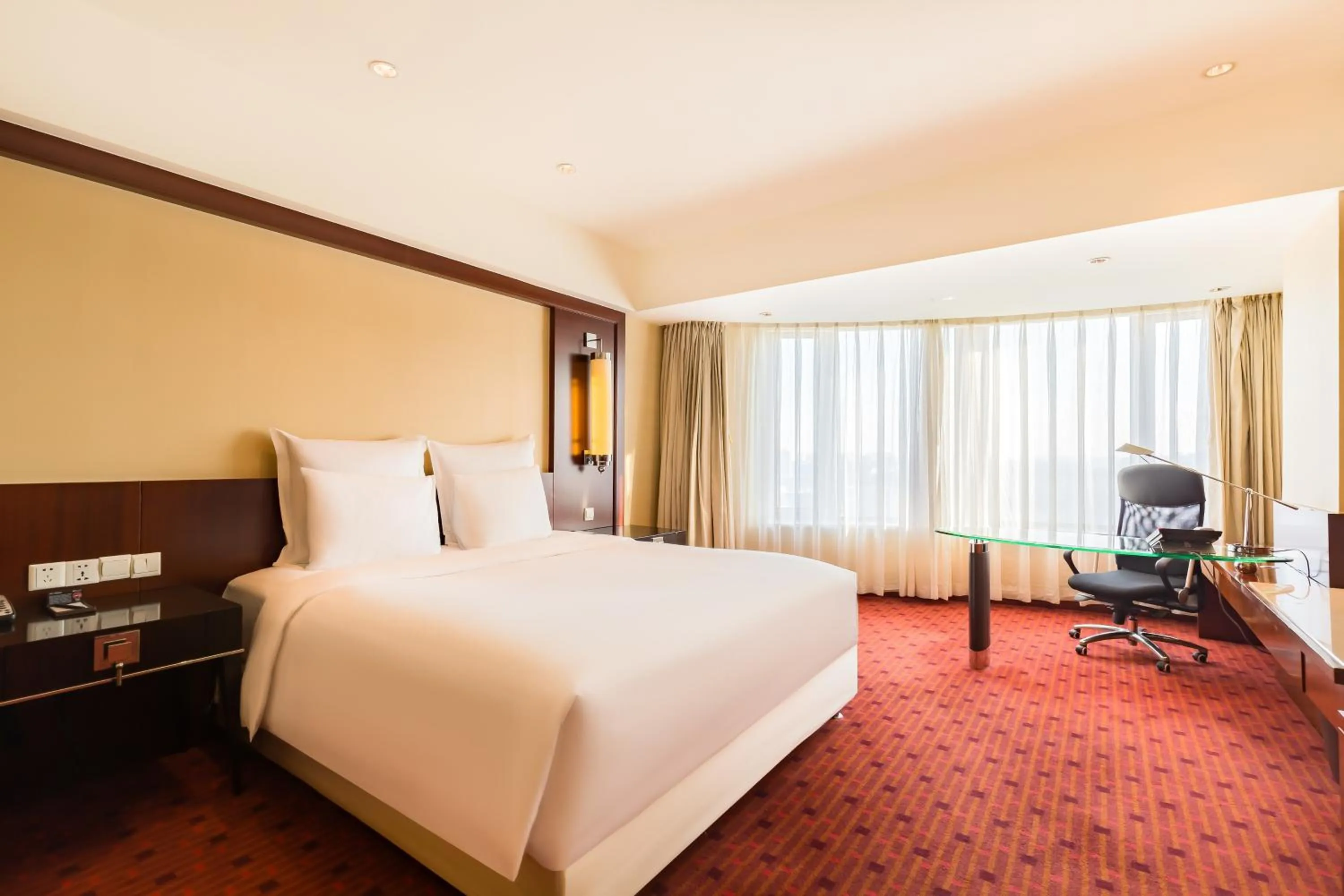 Photo of the whole room, Bed in Beijing Pudi Hotel