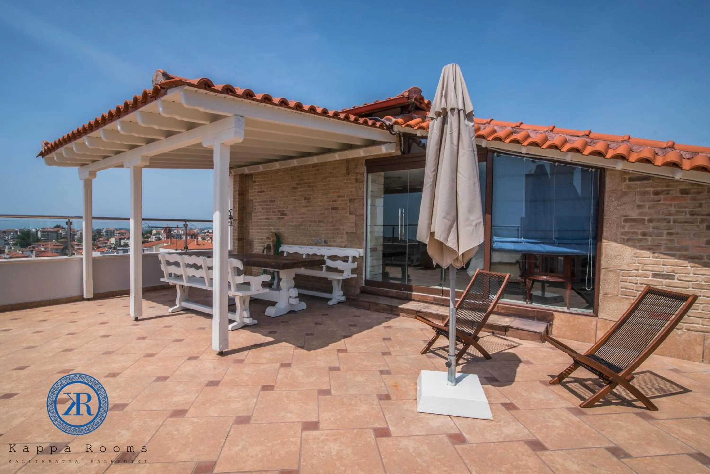 Patio in Kappa Rooms