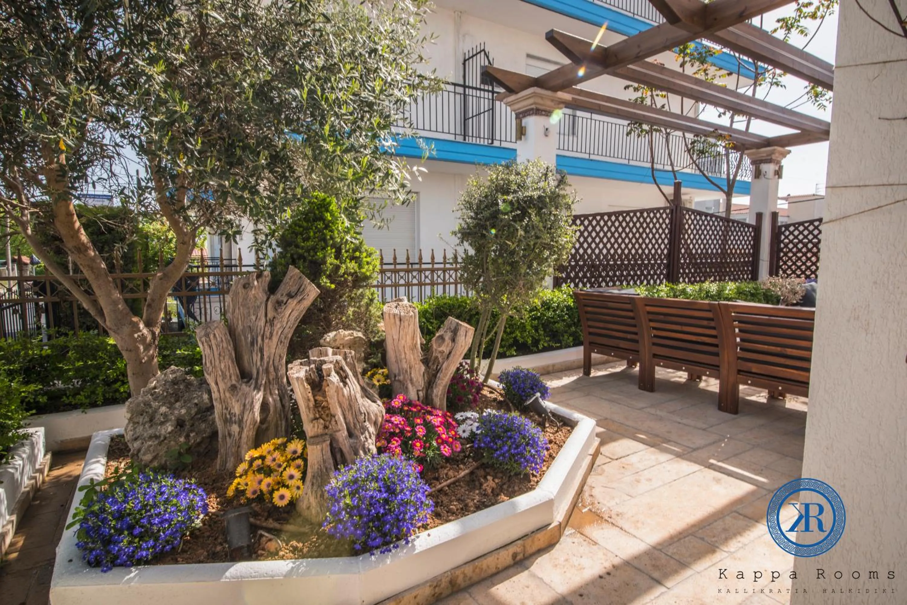 Patio in Kappa Rooms