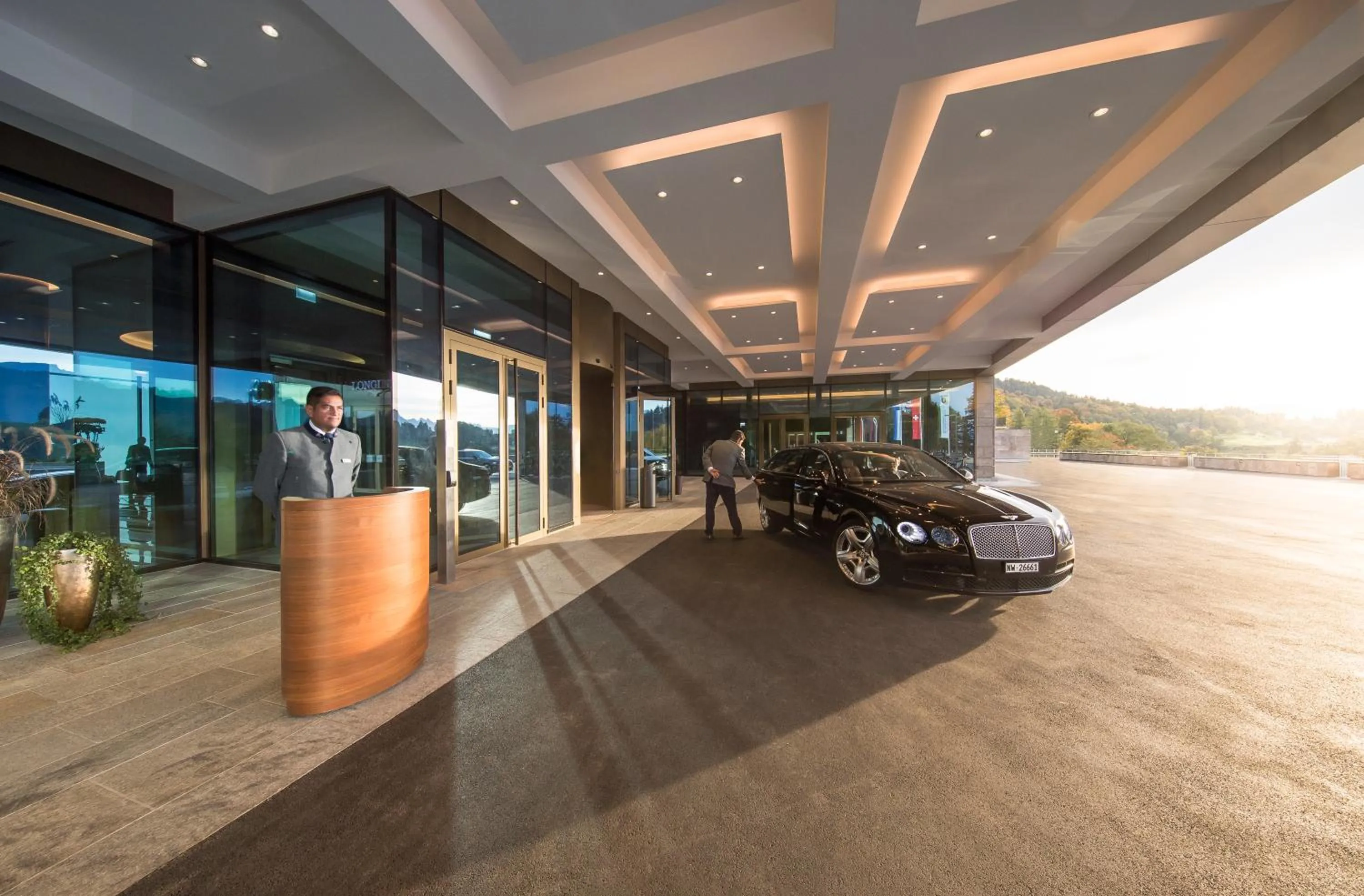 Facade/entrance in Bürgenstock Hotel & Alpine Spa