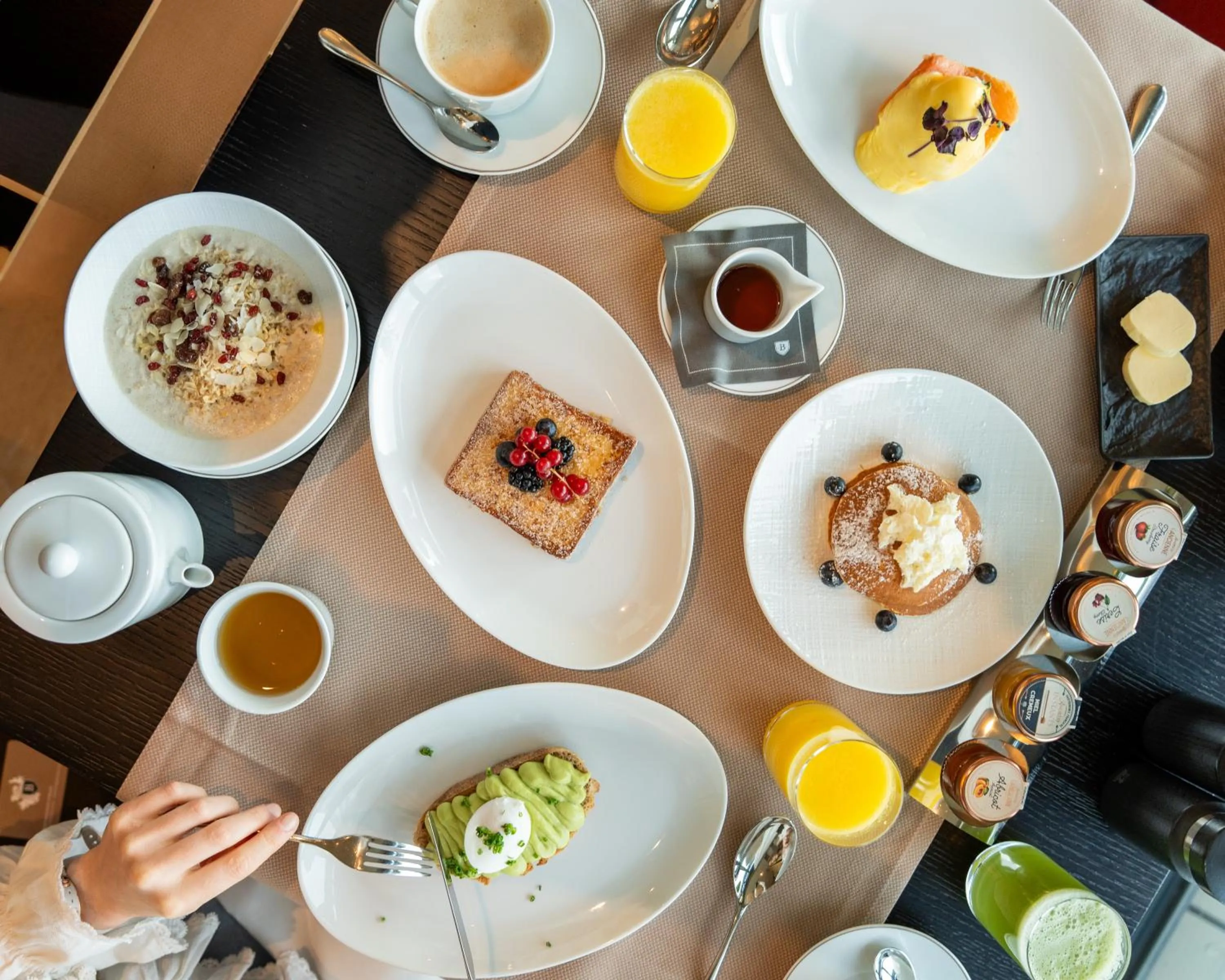 Food close-up in Bürgenstock Hotel & Alpine Spa
