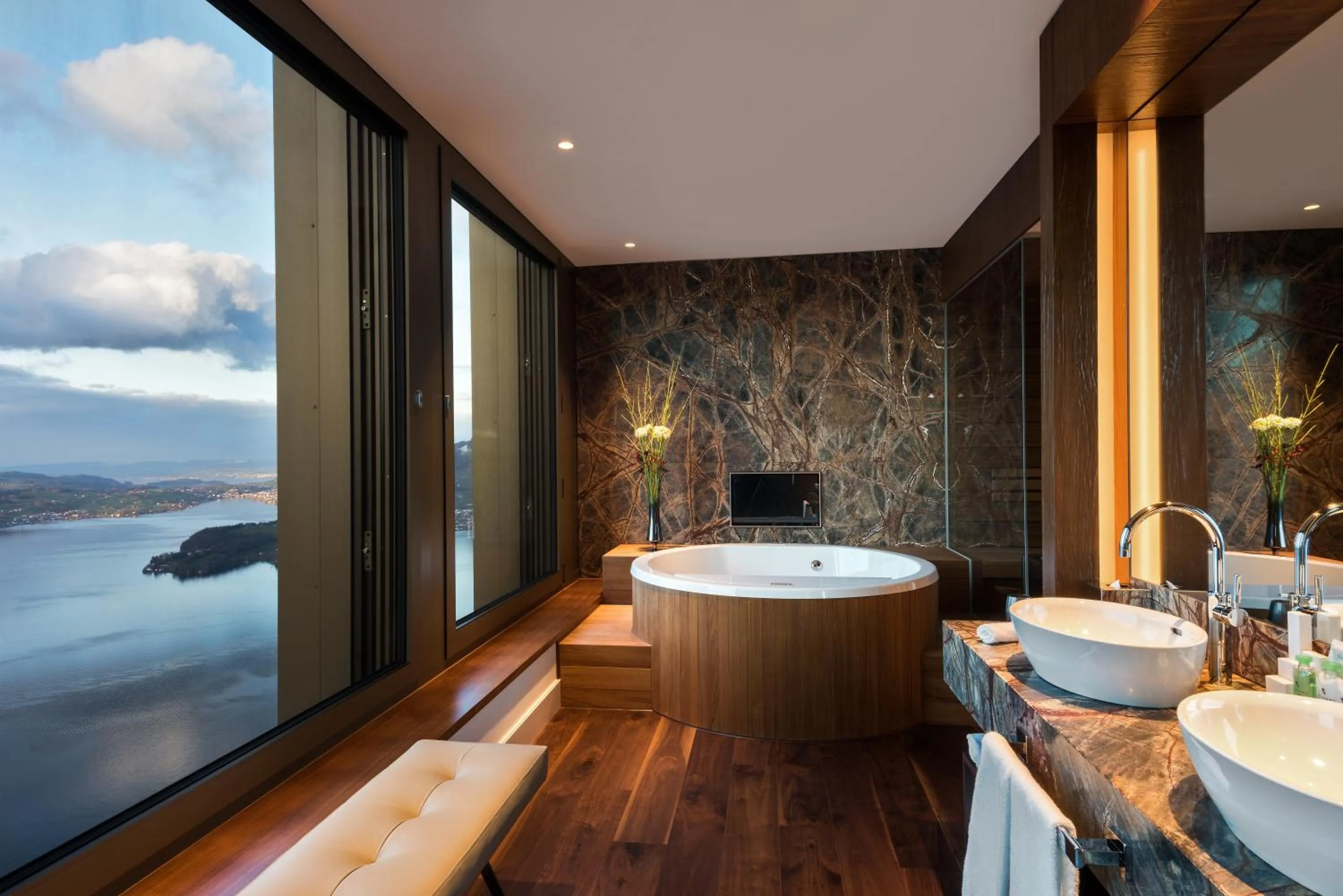 Bathroom in Bürgenstock Hotel & Alpine Spa