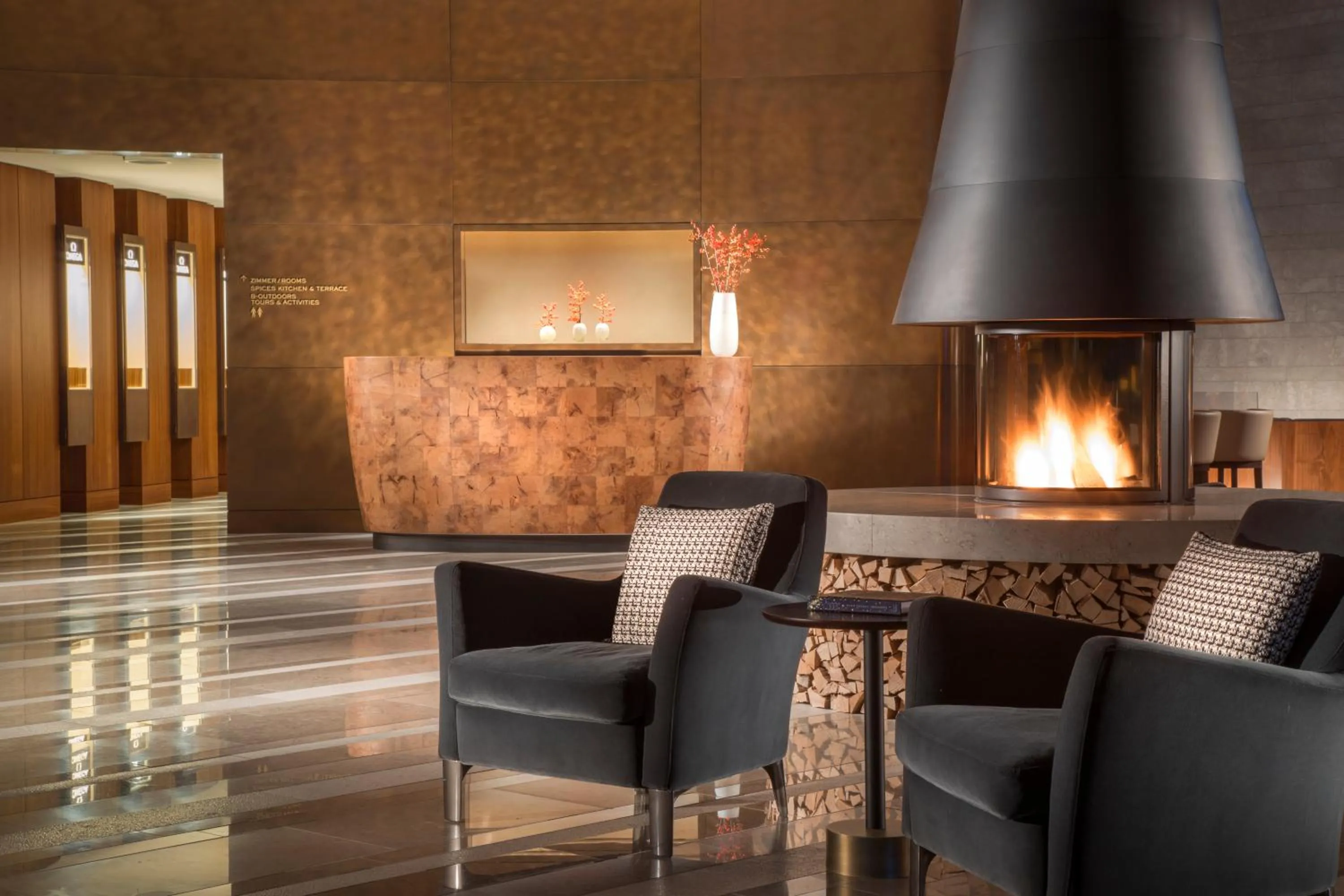 Lobby or reception in Bürgenstock Hotel & Alpine Spa