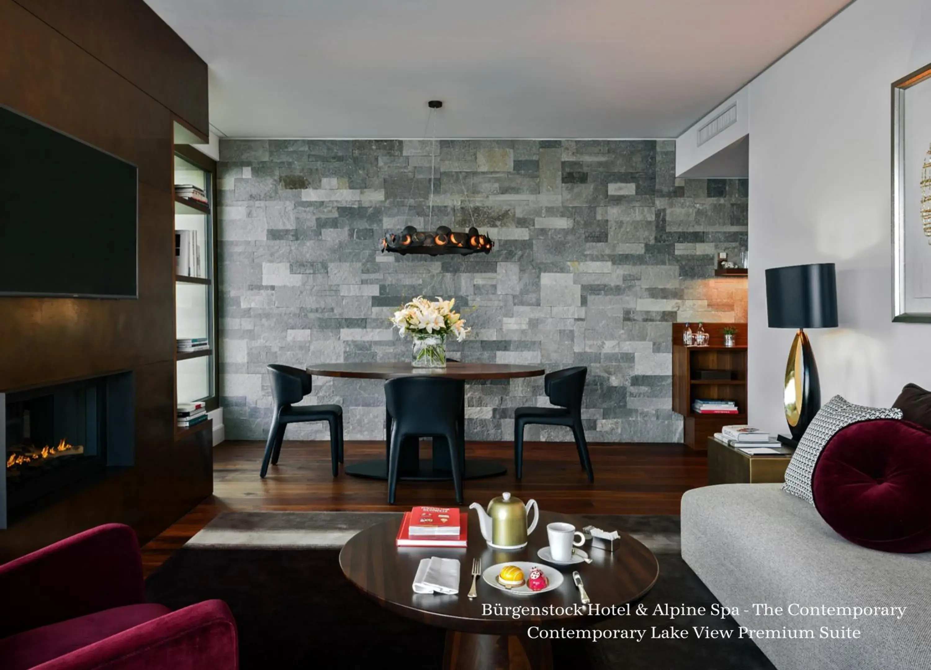 Contemporary Lake View Premium Suite in Bürgenstock Hotel & Alpine Spa Contemporary Lake View Premium Suite in Bürgenstock Hotel & Alpine Spa