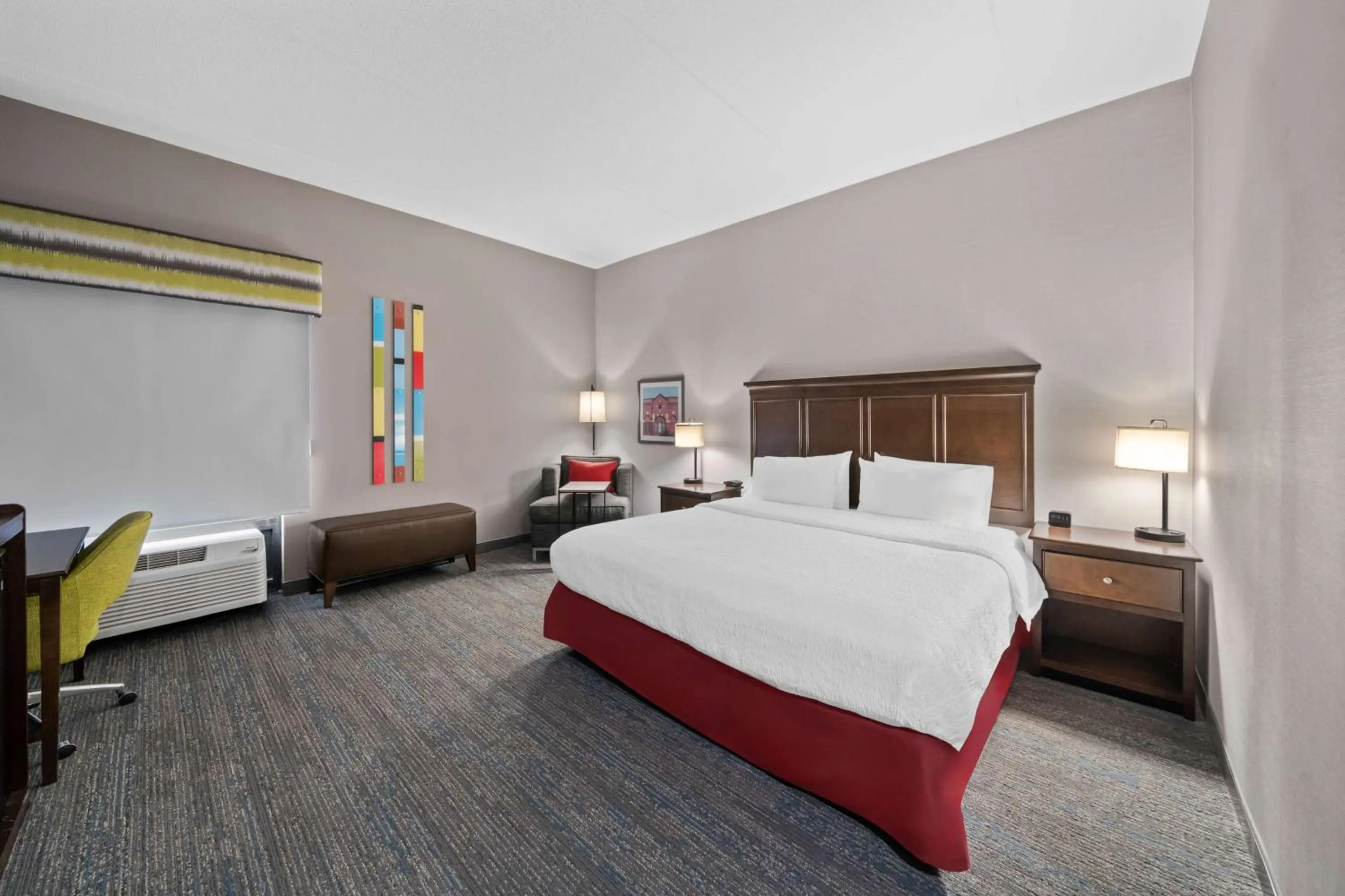 Living room, Bed in Hampton Inn Franklin