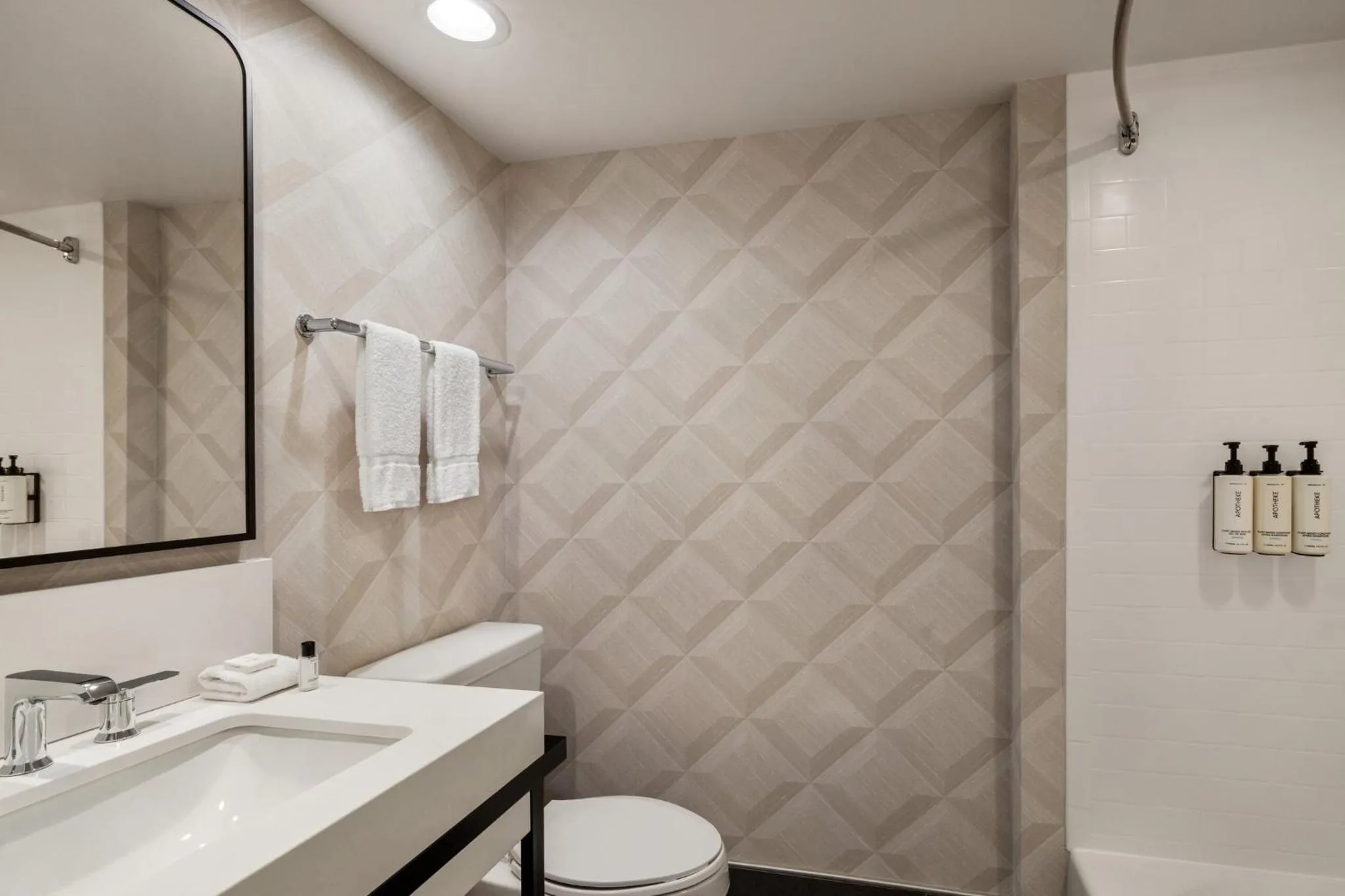 Bathroom in Crowne Plaza Louisville Airport Expo Ctr by IHG