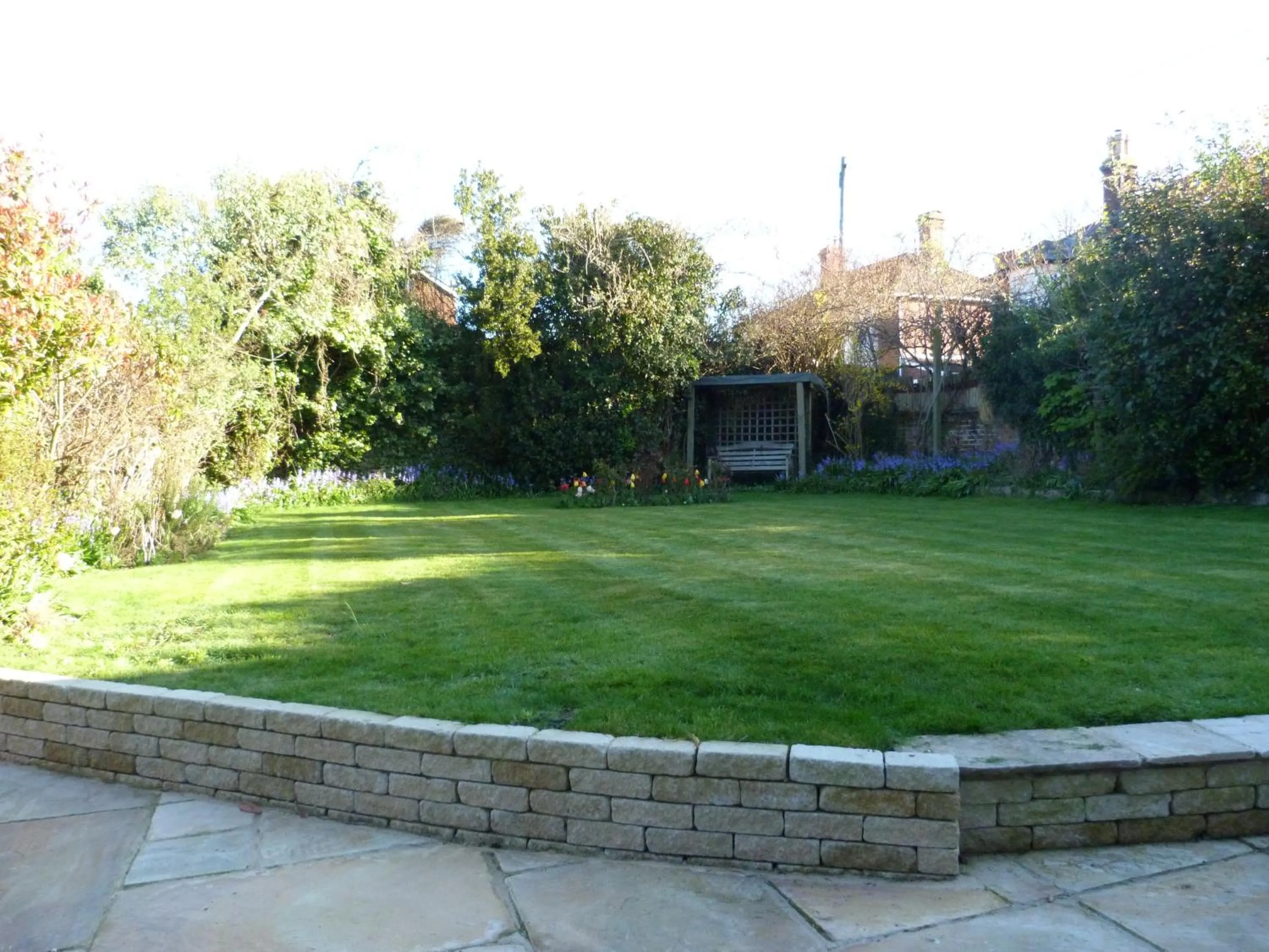 Patio in The Old Rectory B&B