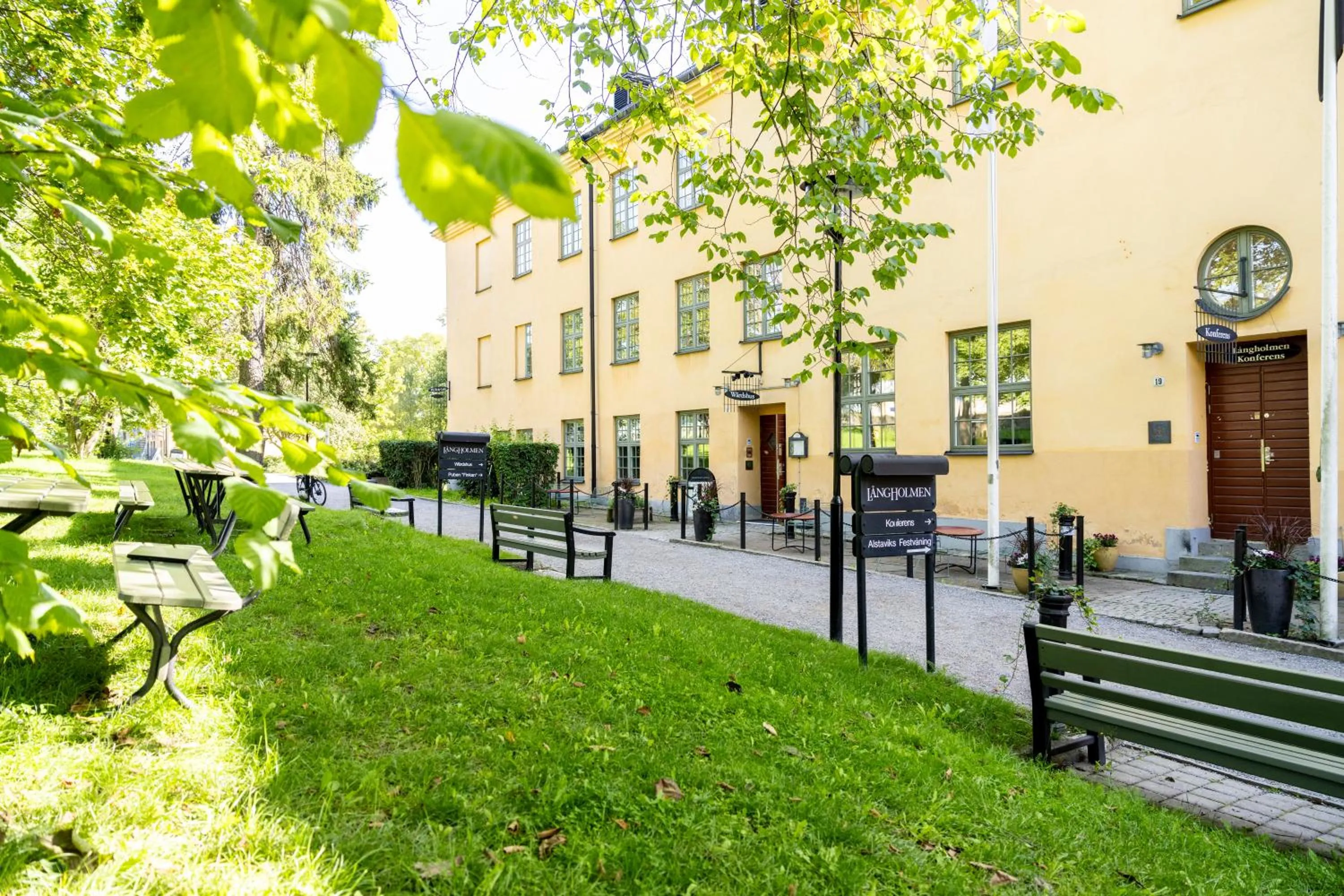 Facade/entrance in Långholmen Hotell