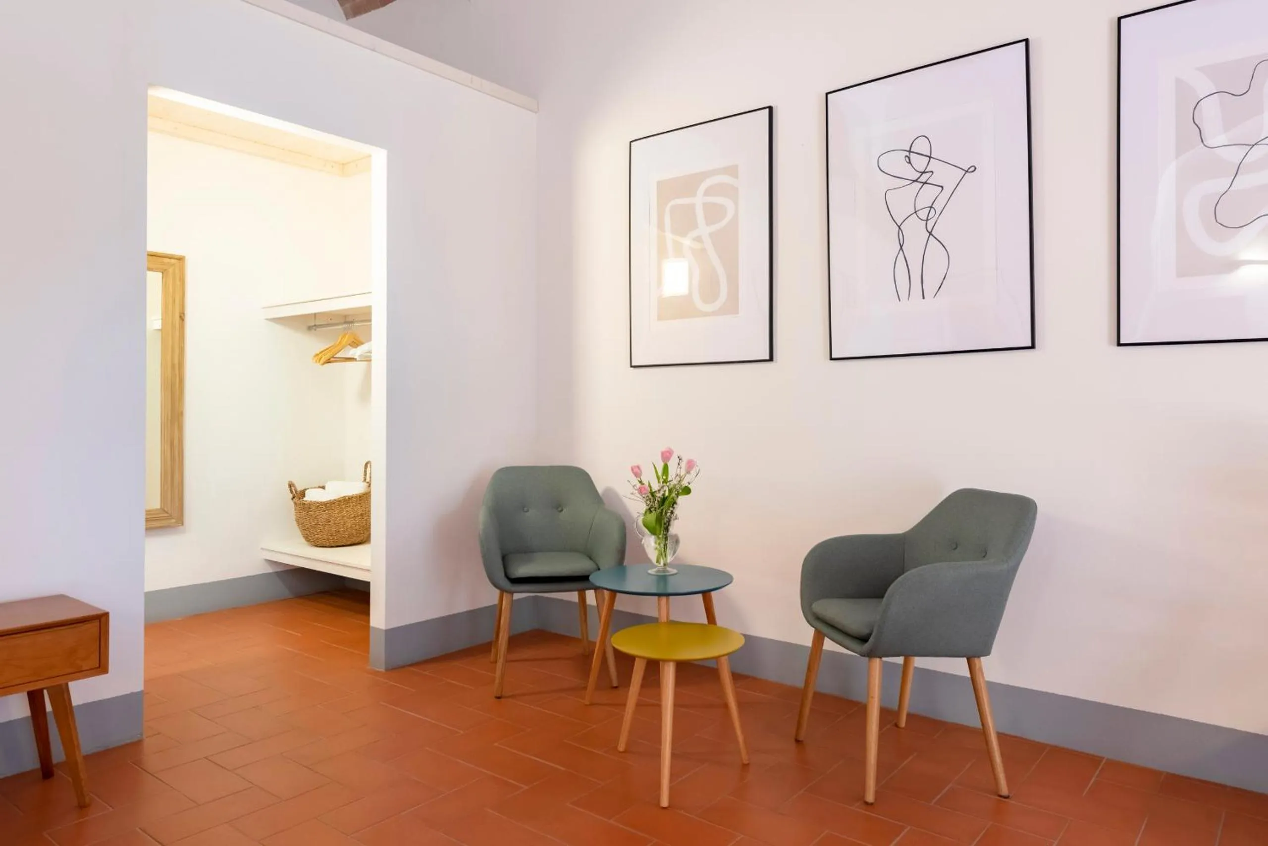 Seating area in Fattoria Pian Di Rocca