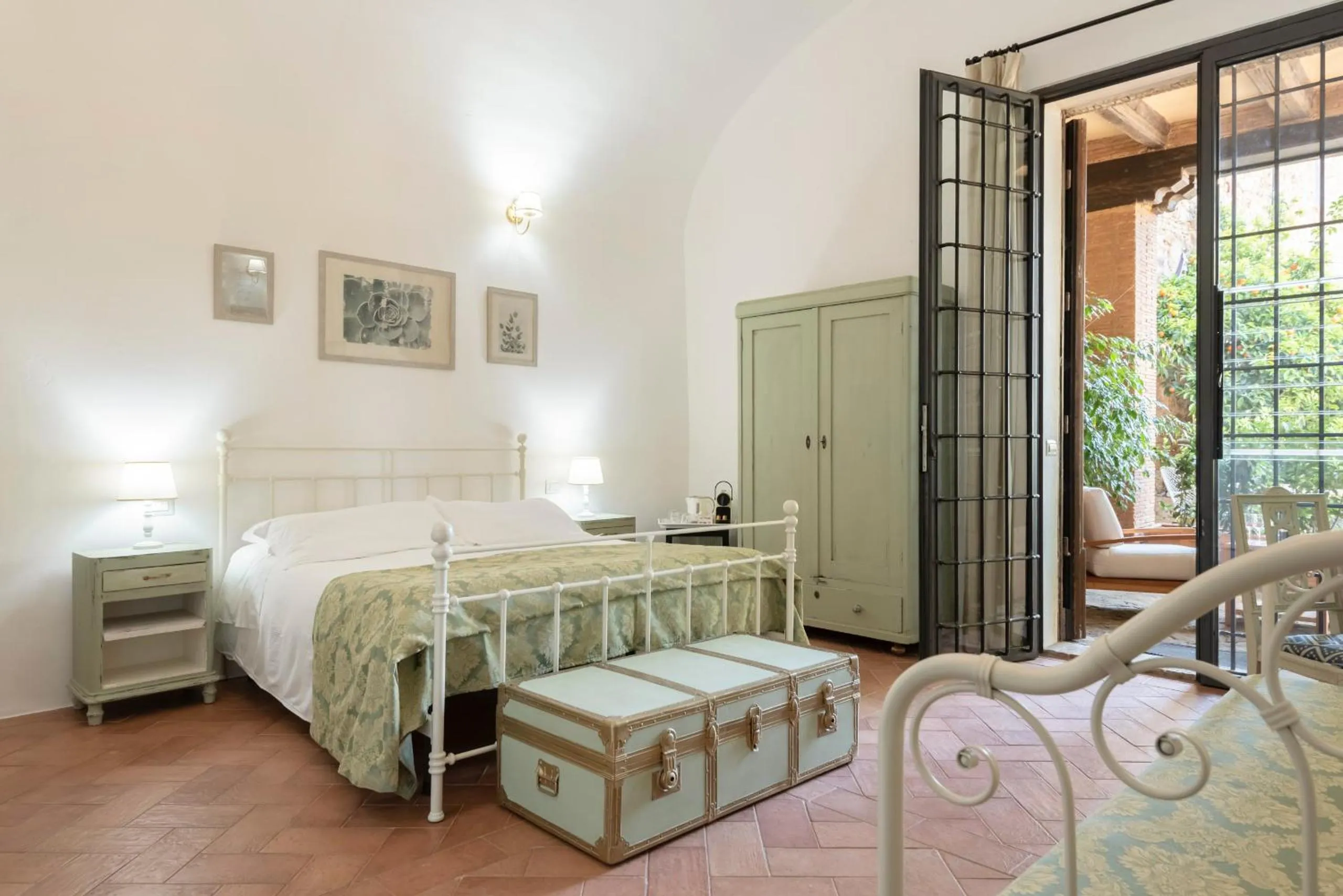 View (from property/room), Bed in Fattoria Pian Di Rocca