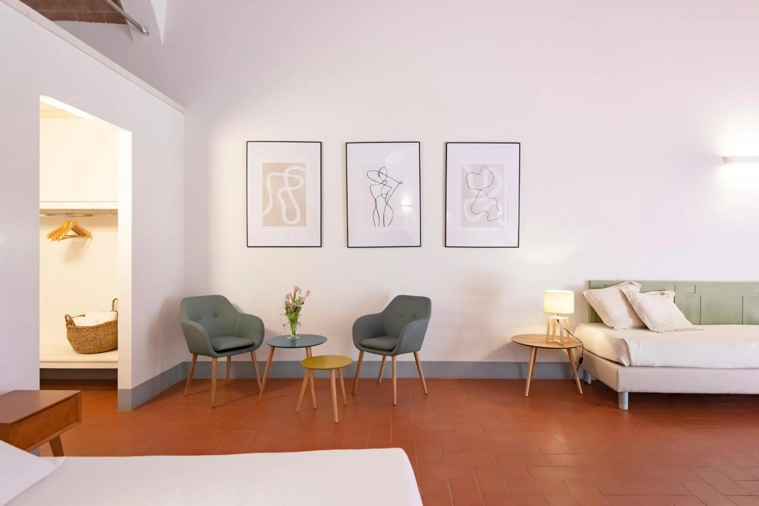 Seating area in Fattoria Pian Di Rocca