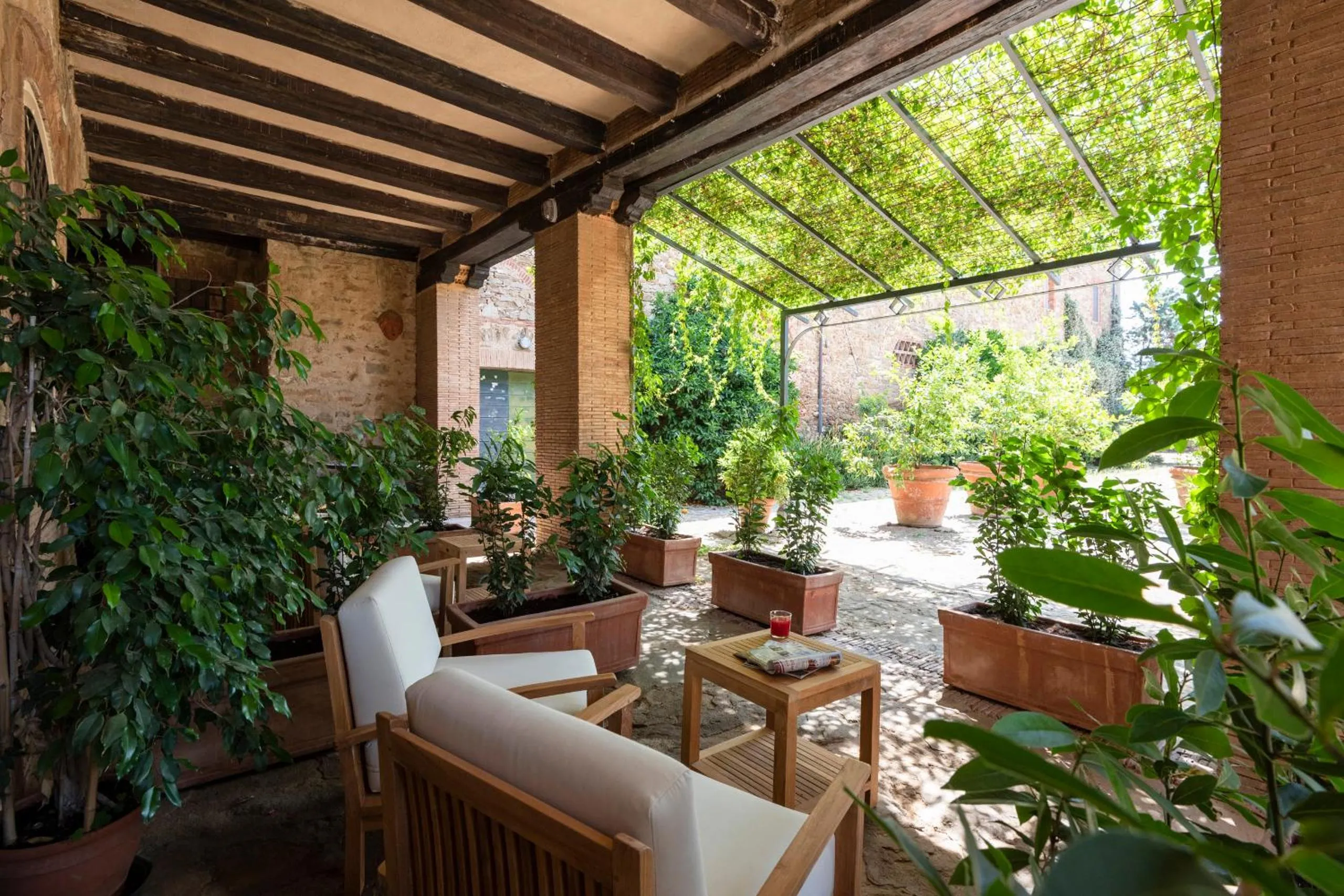 Patio in Fattoria Pian Di Rocca
