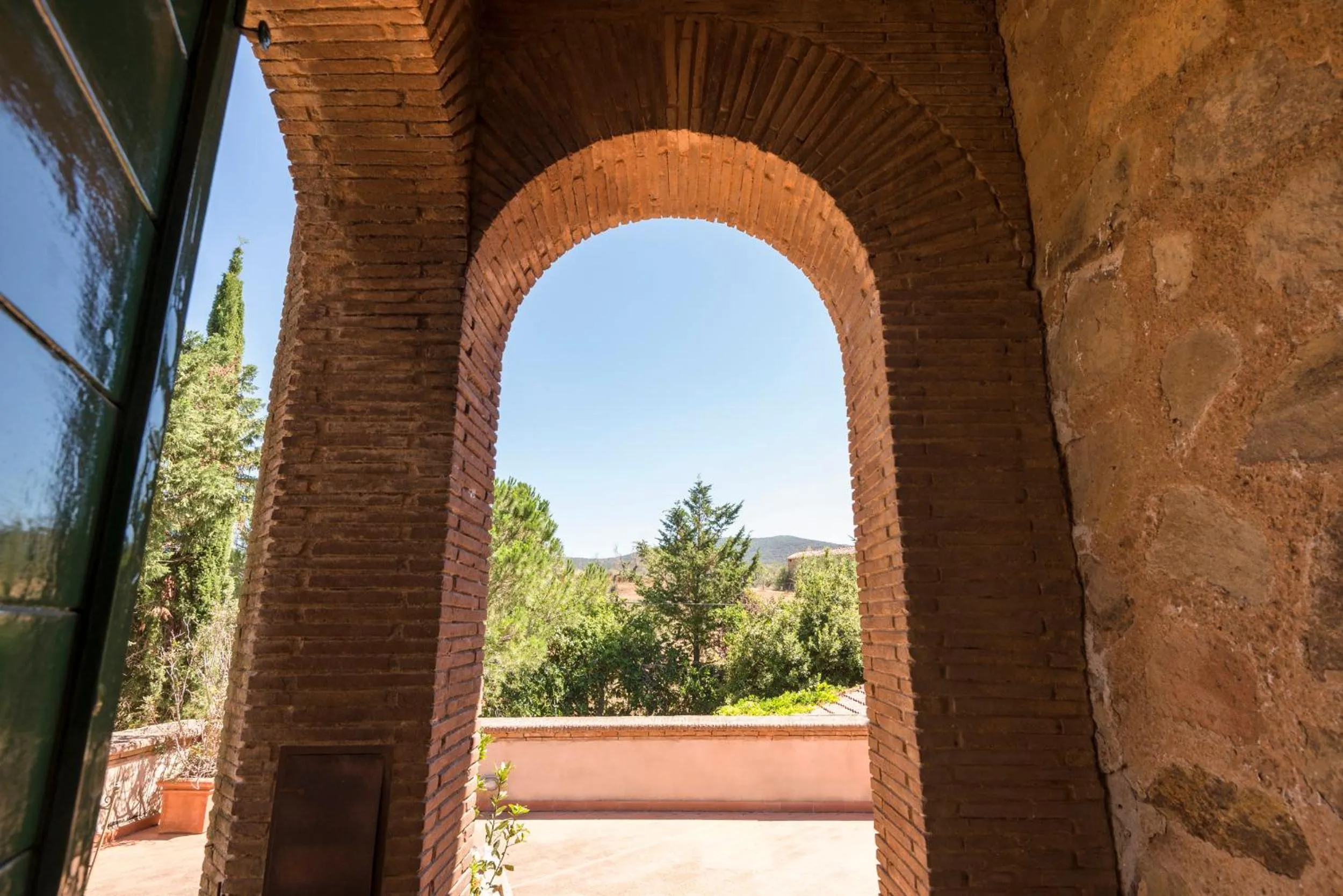 Balcony/Terrace in Fattoria Pian Di Rocca