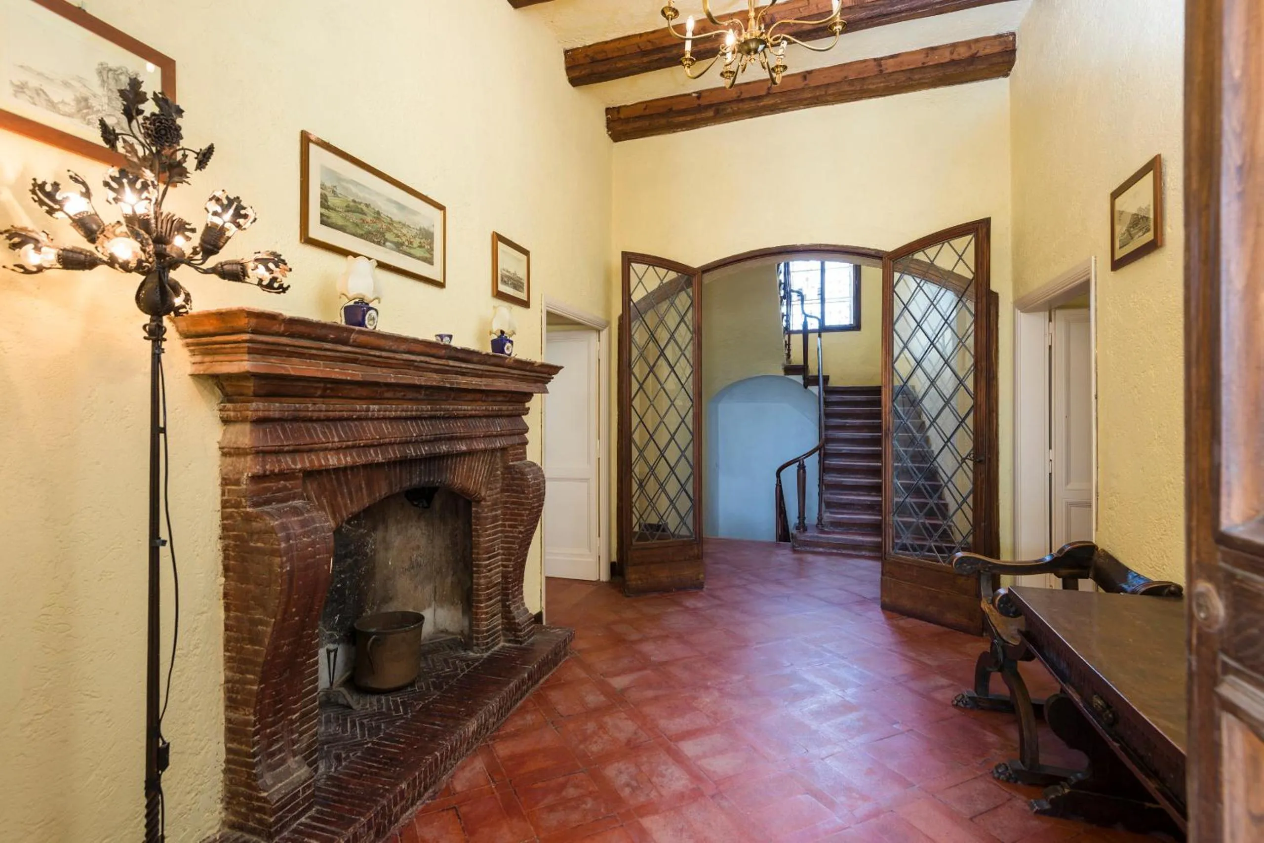 Lobby or reception in Fattoria Pian Di Rocca