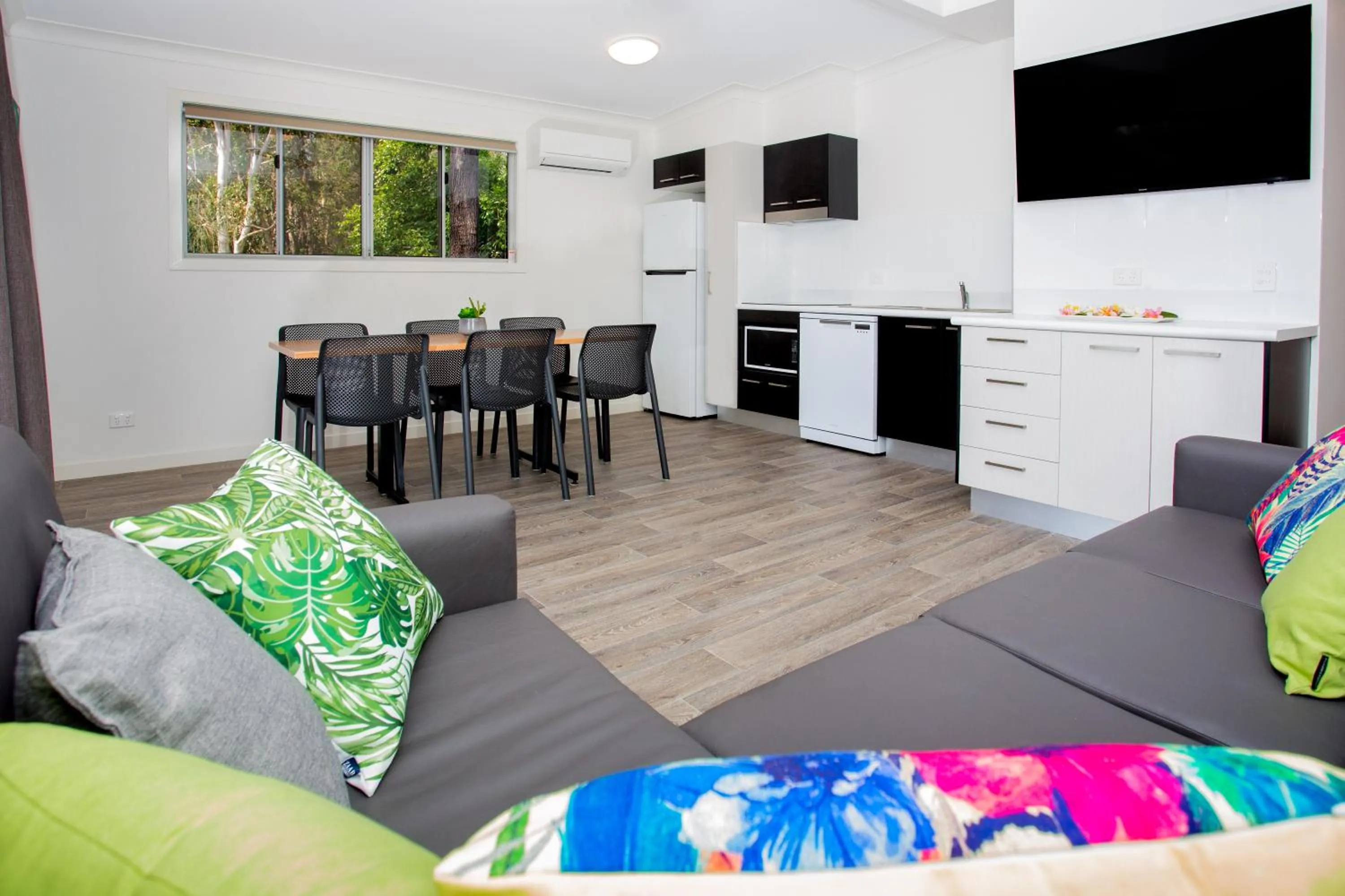 Communal lounge/ TV room in BIG4 Gold Coast Holiday Park